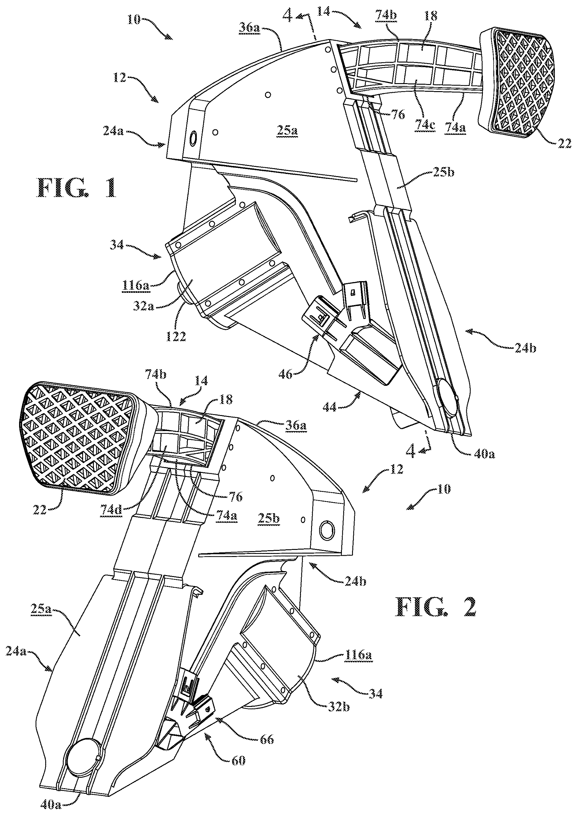 Patent US11787373 — Passive pedal force emulator pedal assembly — Figure 1