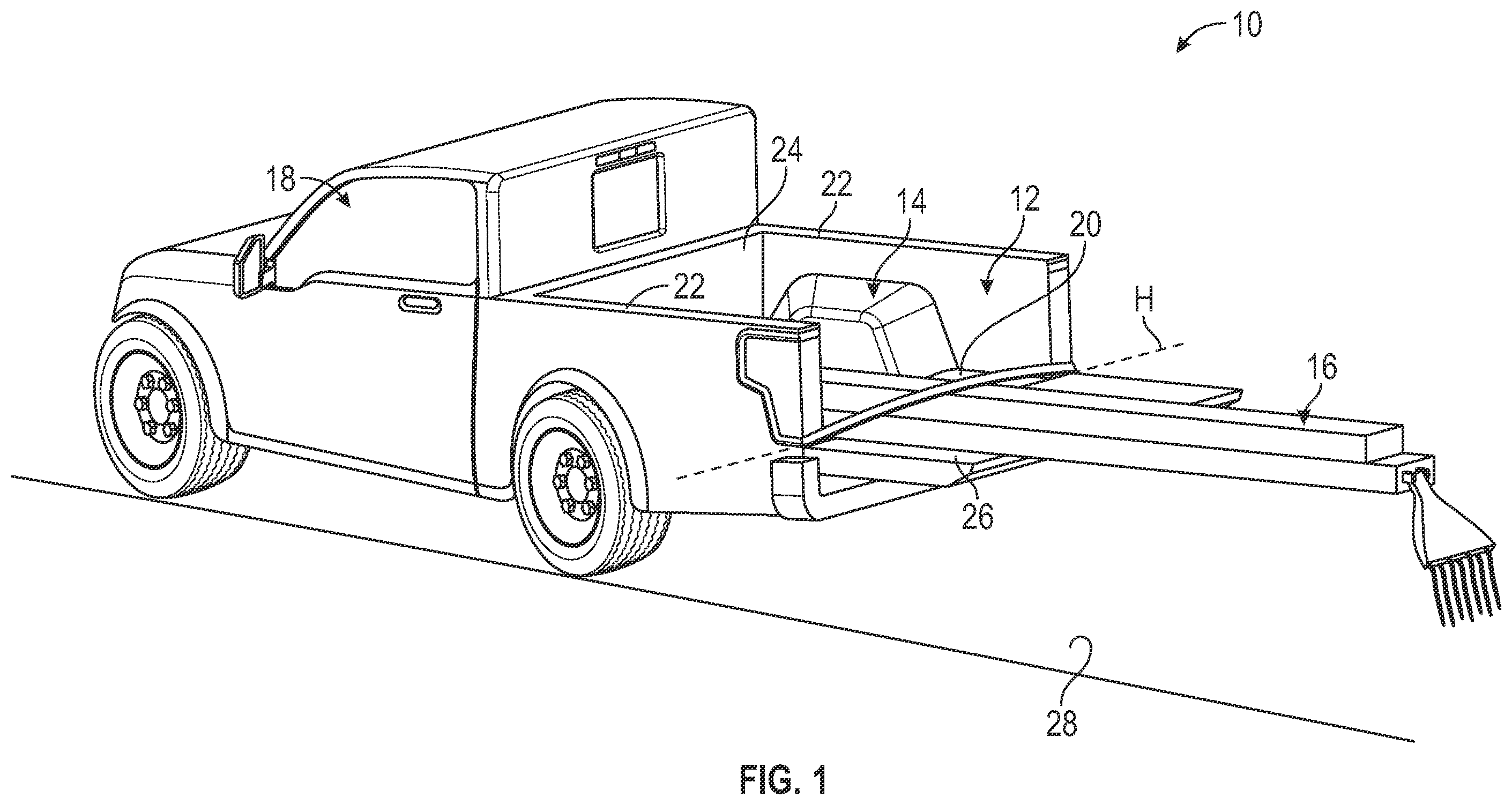 Patent US11787397 Figure 1 – Vehicle cargo management systems
