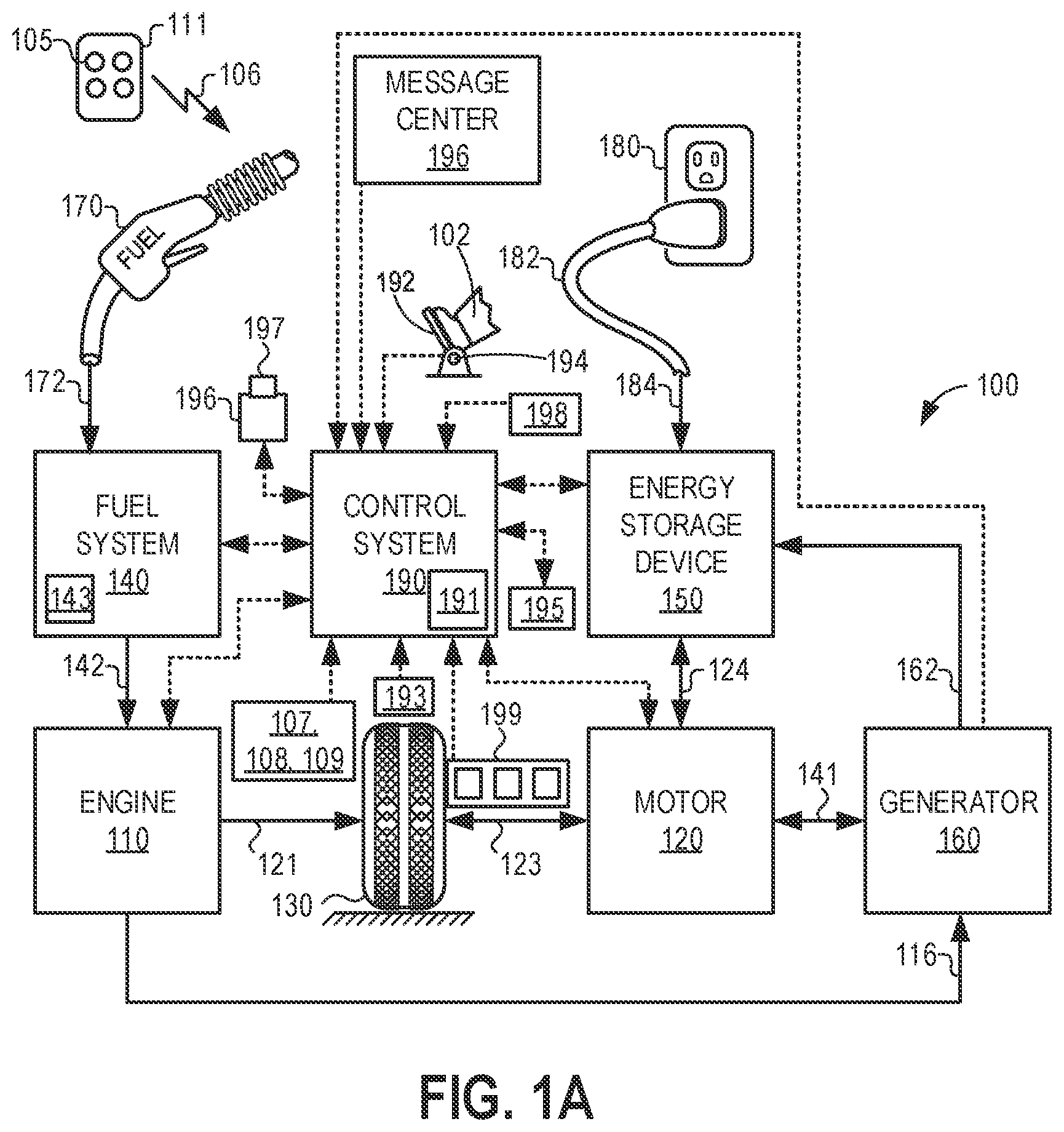 Patent US11787412 — Methods and systems for NVH-based vehicle powertrain control — Figure 1