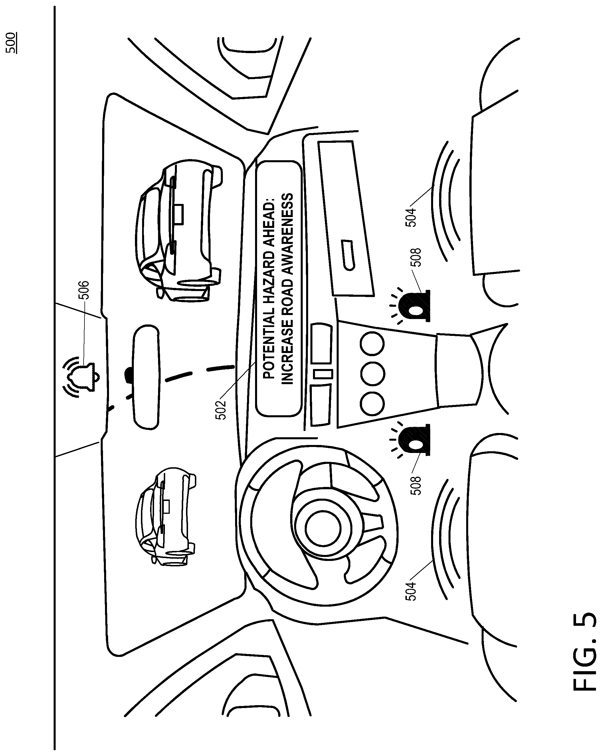 Patent US11787417 Figure 5 – Assessing driver ability to operate an autonomous vehicle