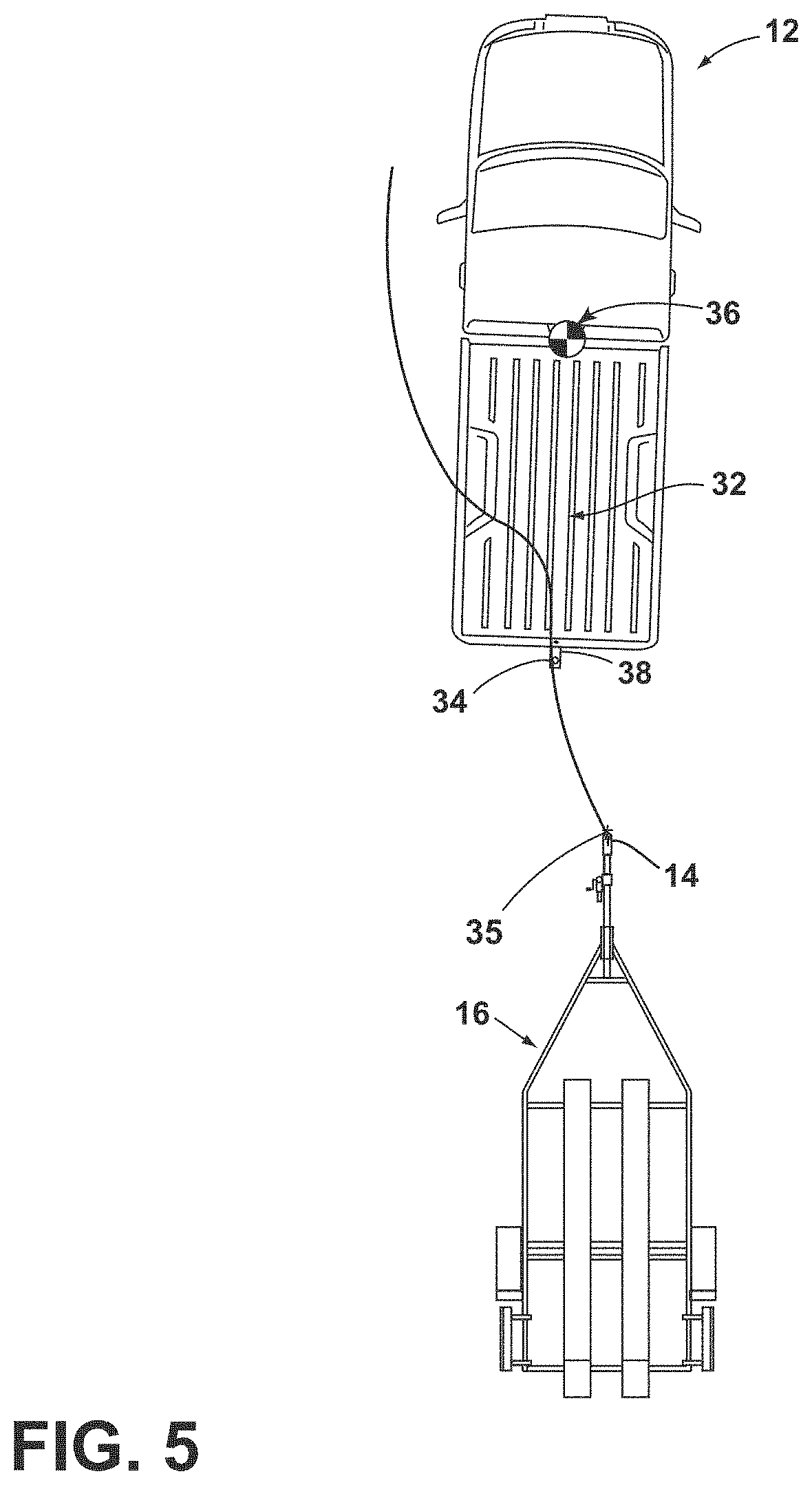 Patent US11787436 Figure 5 – Differentiating between near trailer and connected trailer