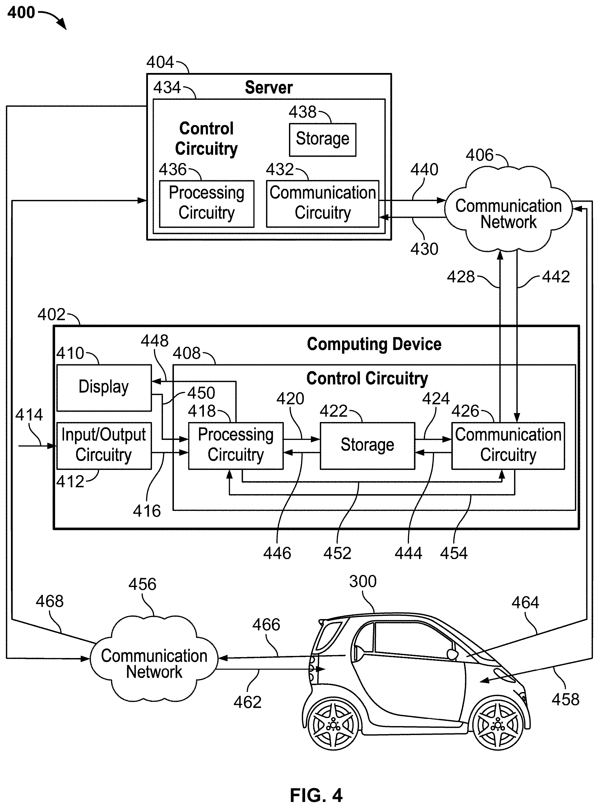 Patent US11787441 Figure 4 – Stationary vehicle impact analysis and decision making
