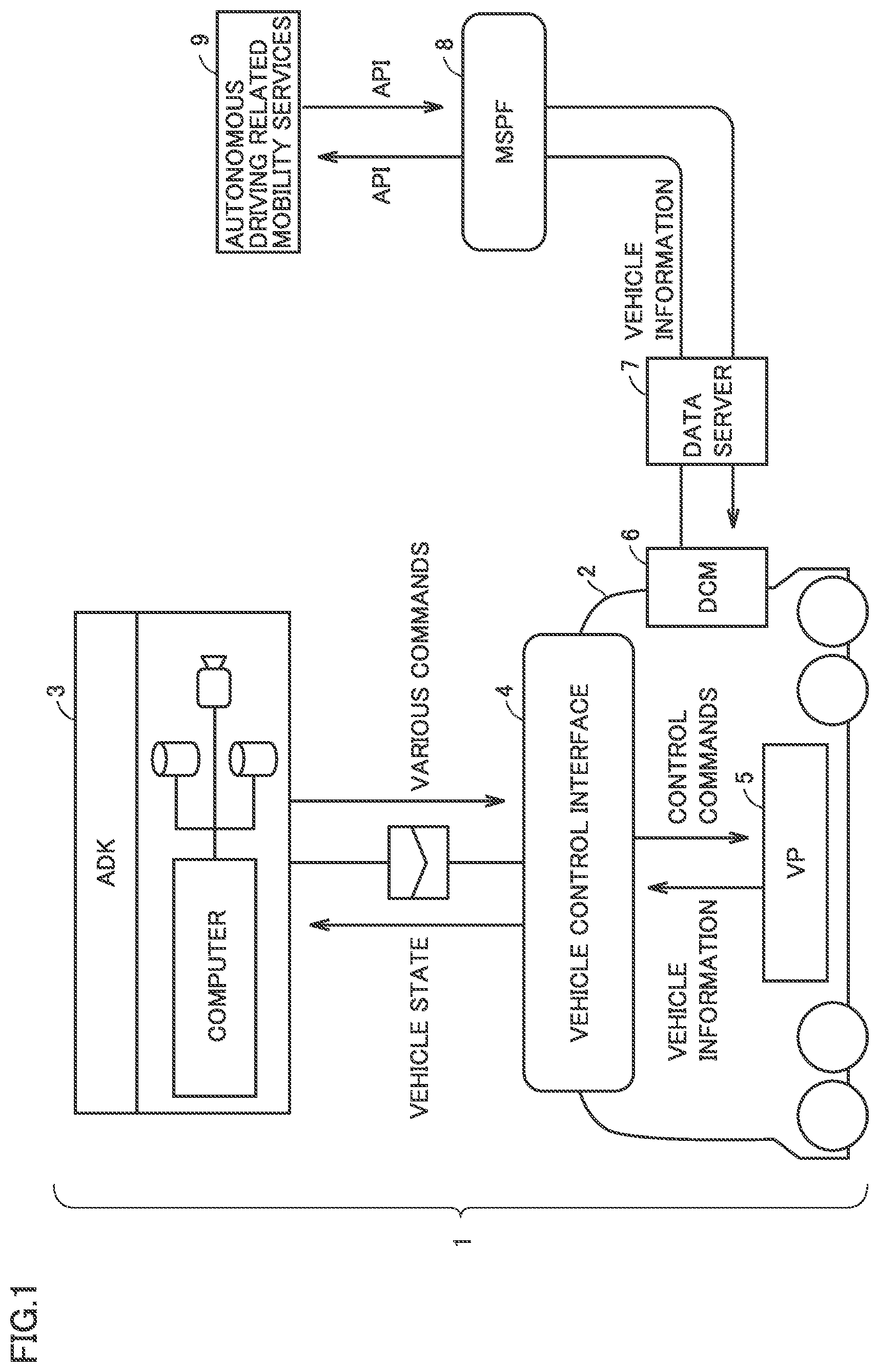 Patent US11787446 — Vehicle — Figure 1