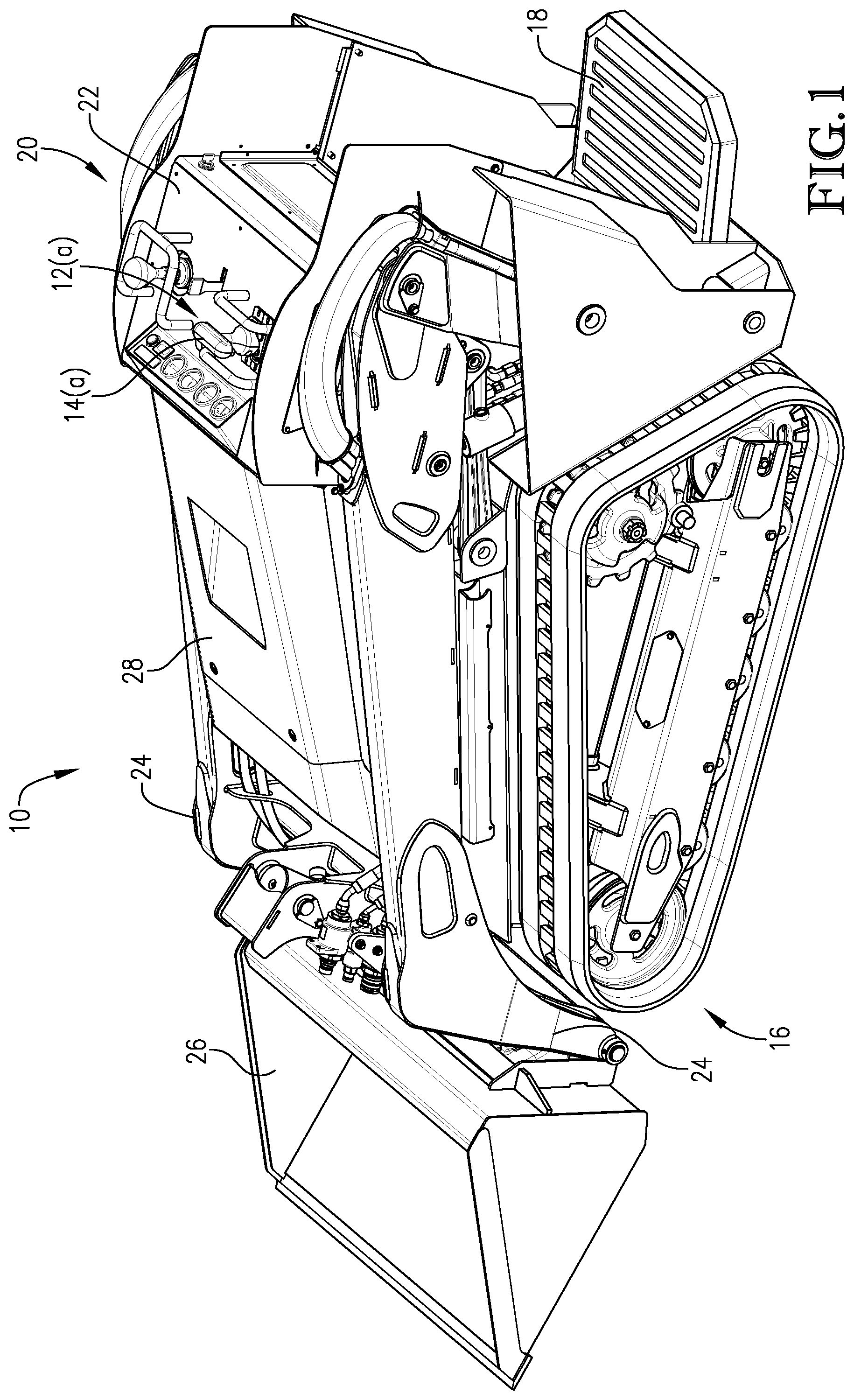 Patent US11787462 — Vehicle steering assembly — Figure 1