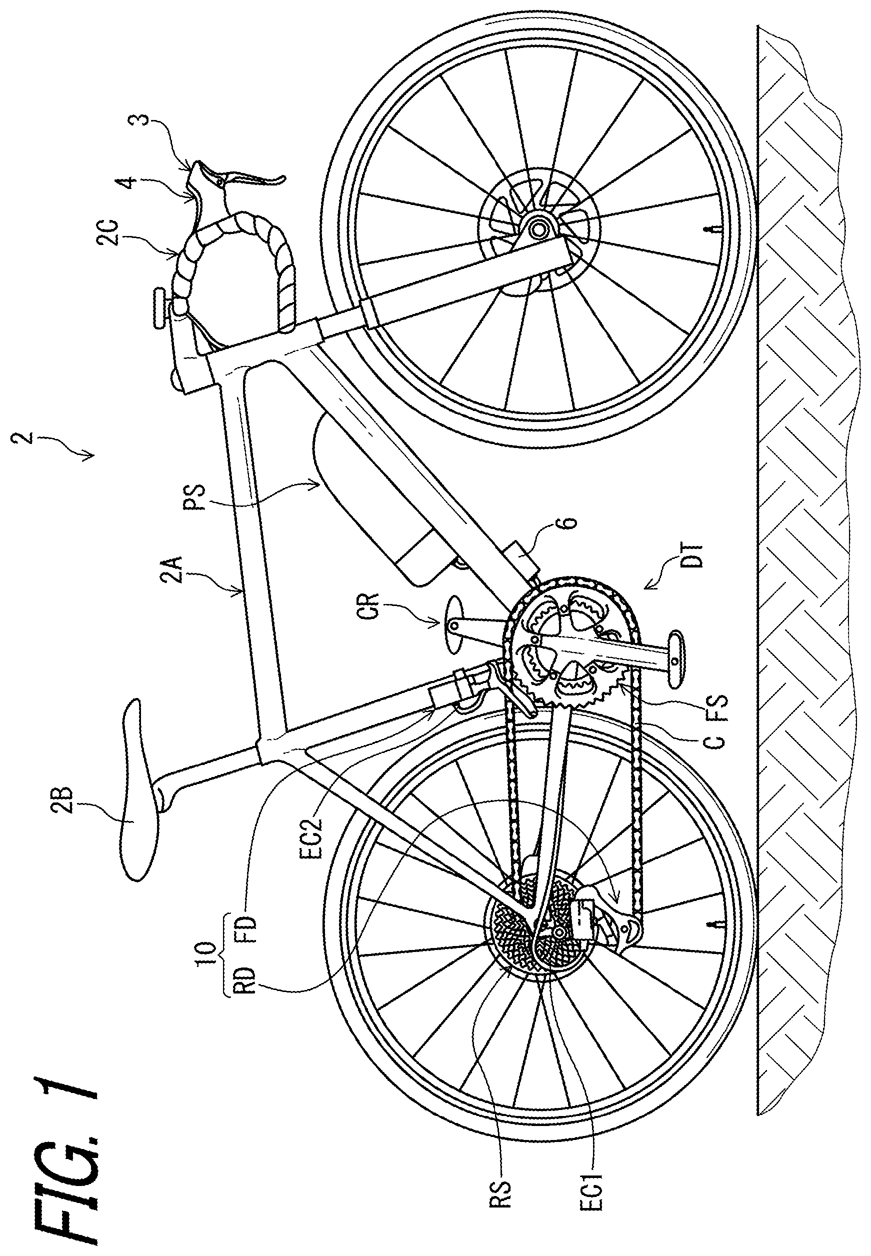 Patent US11787506 Figure 1 – Derailleur for human-powered vehicle