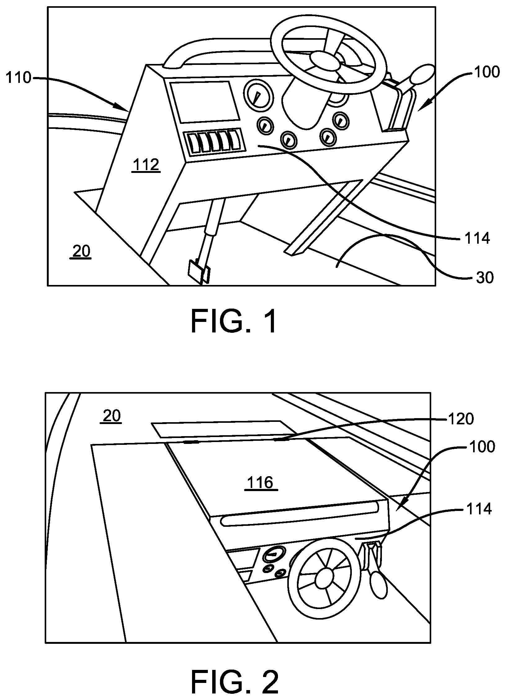 Patent US11787510 — Adjustable boat console — Figure 1