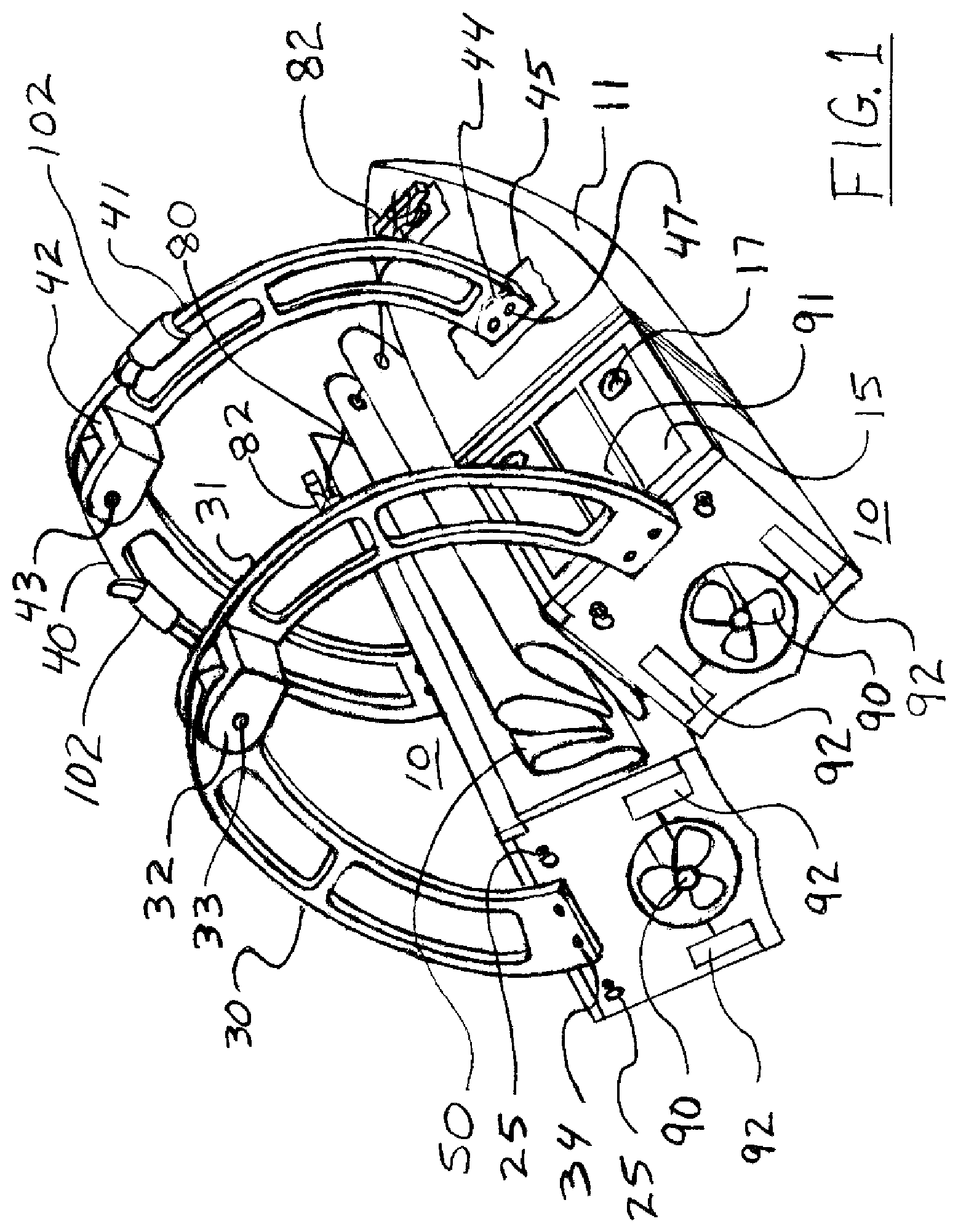 Patent US11787517 — Man overboard (MOB)—compact powered rescue apparatus (CPRA) — Figure 1