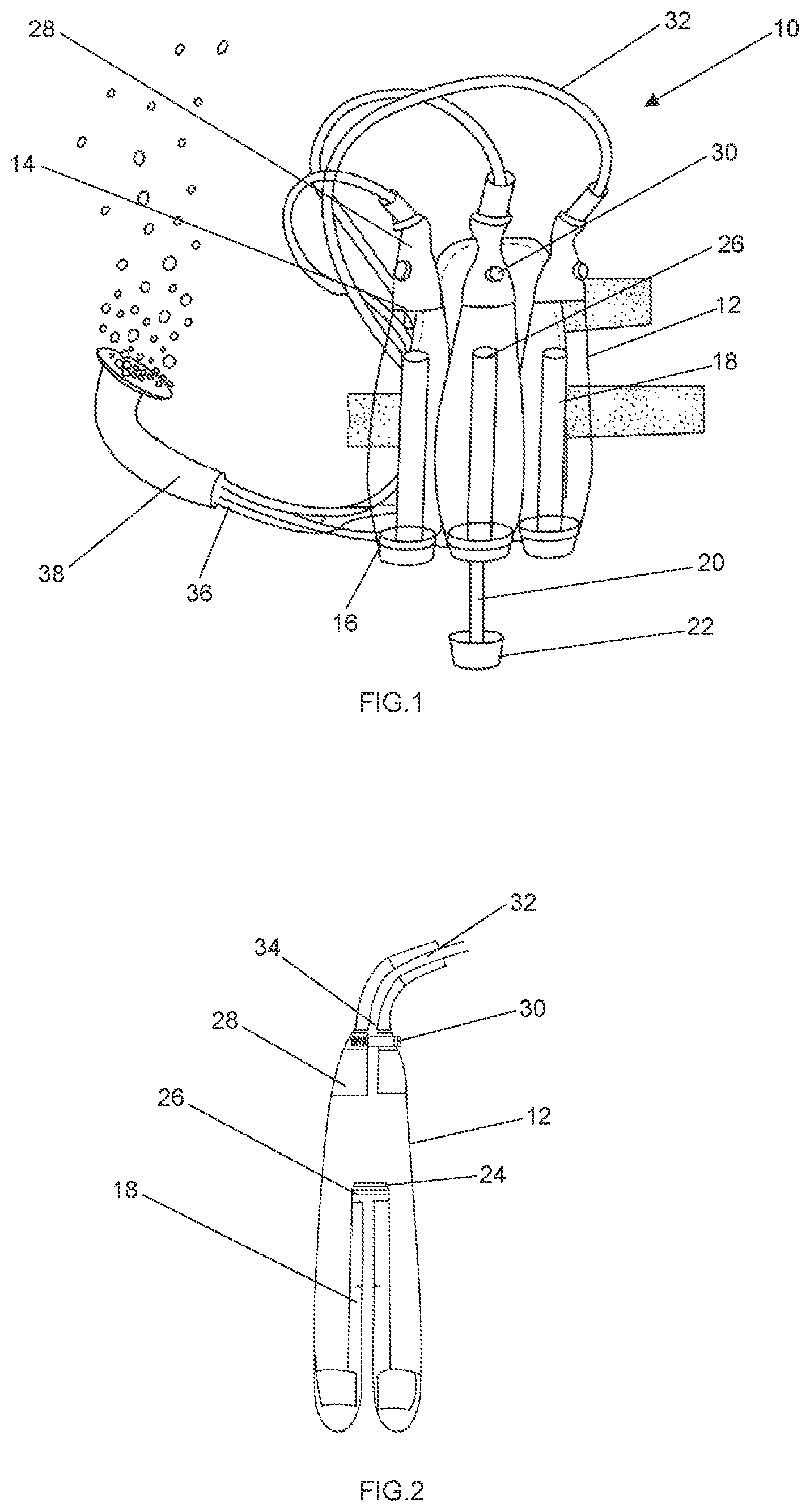 Patent US11787519 — Underwater breathing device — Figure 1