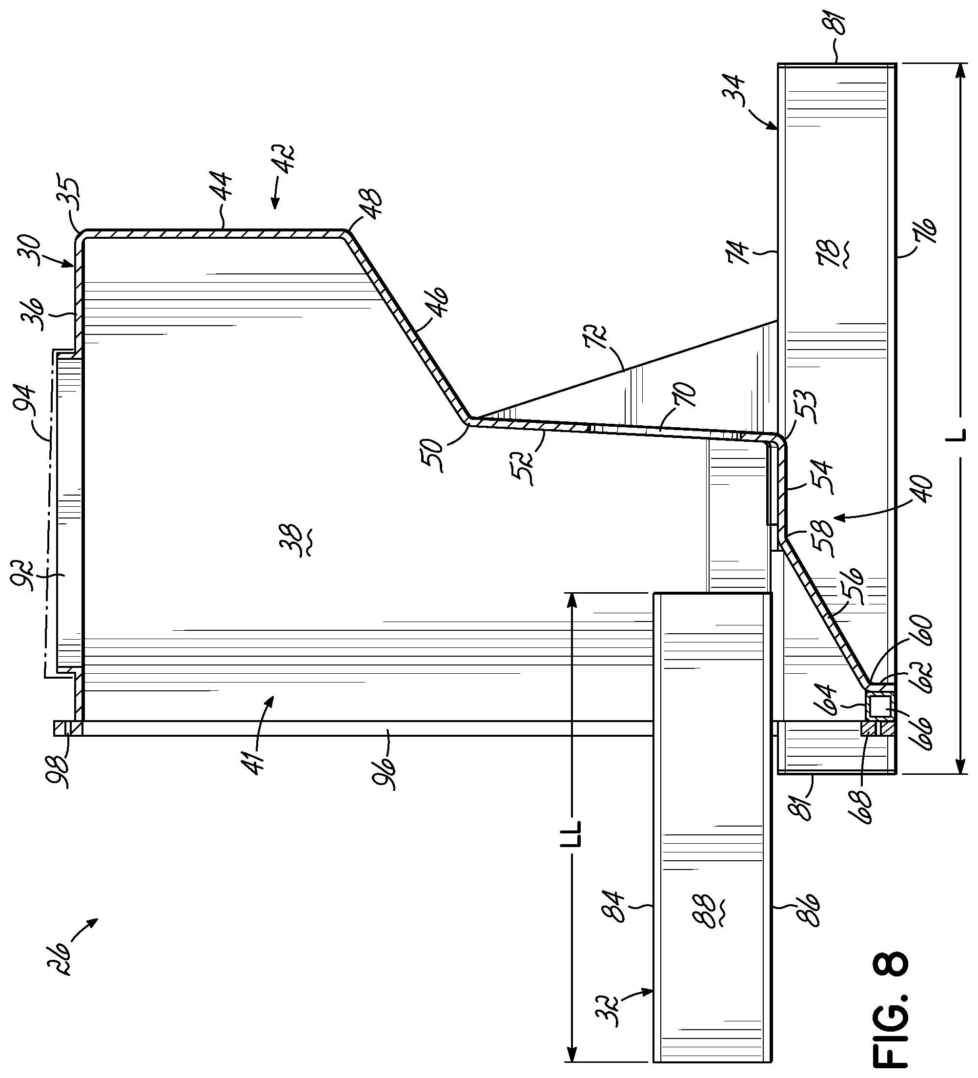 Patent US11787520 Figure 9 – Jet pump assembly and method of securing jet pump assembly to boat hull