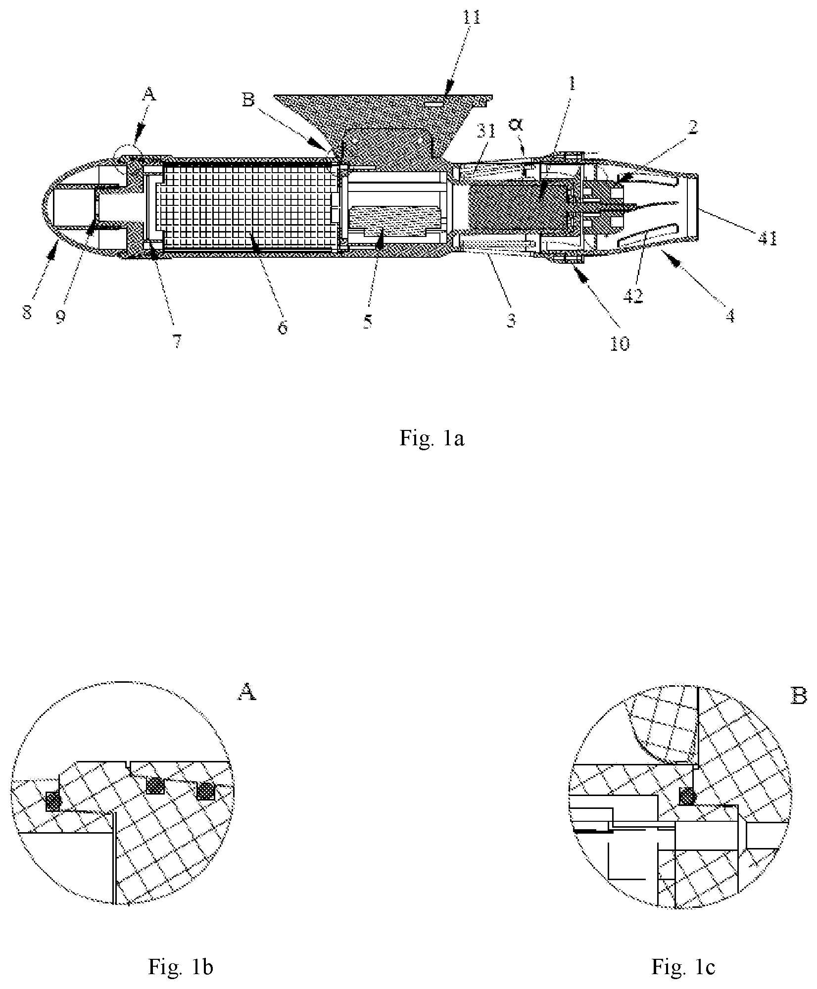 Patent US11787521 — Underwater thruster — Figure 1