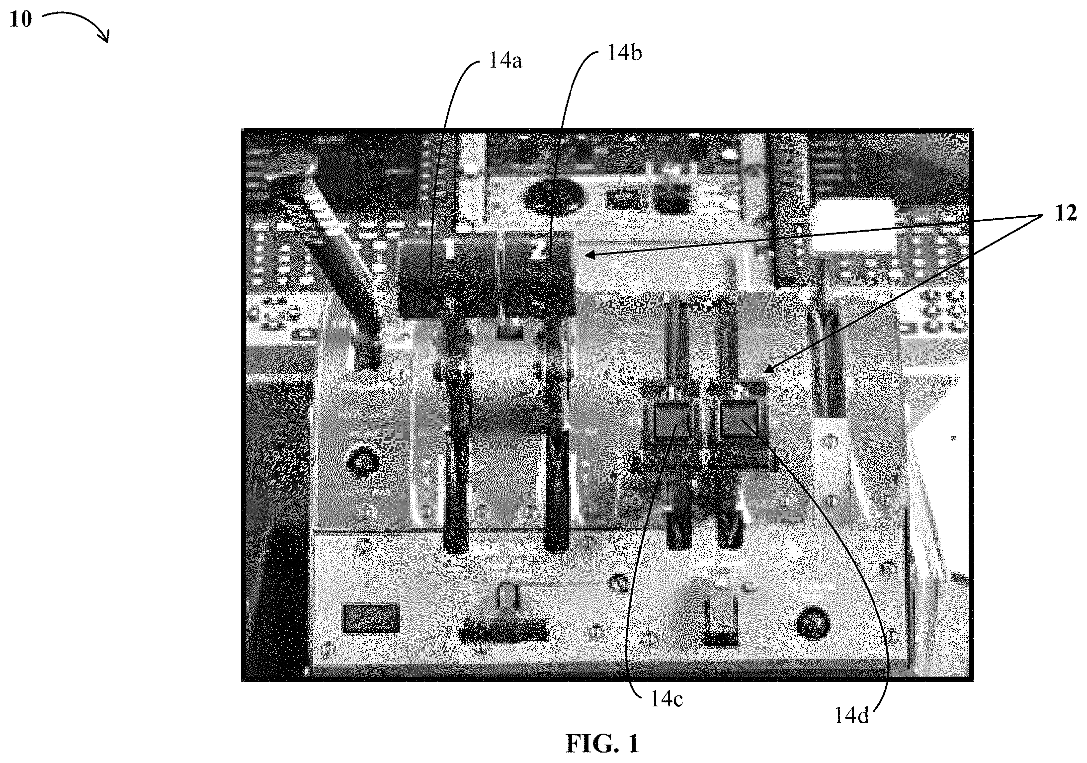 Patent US11787527 — Actuation system for cockpit control levers — Figure 1