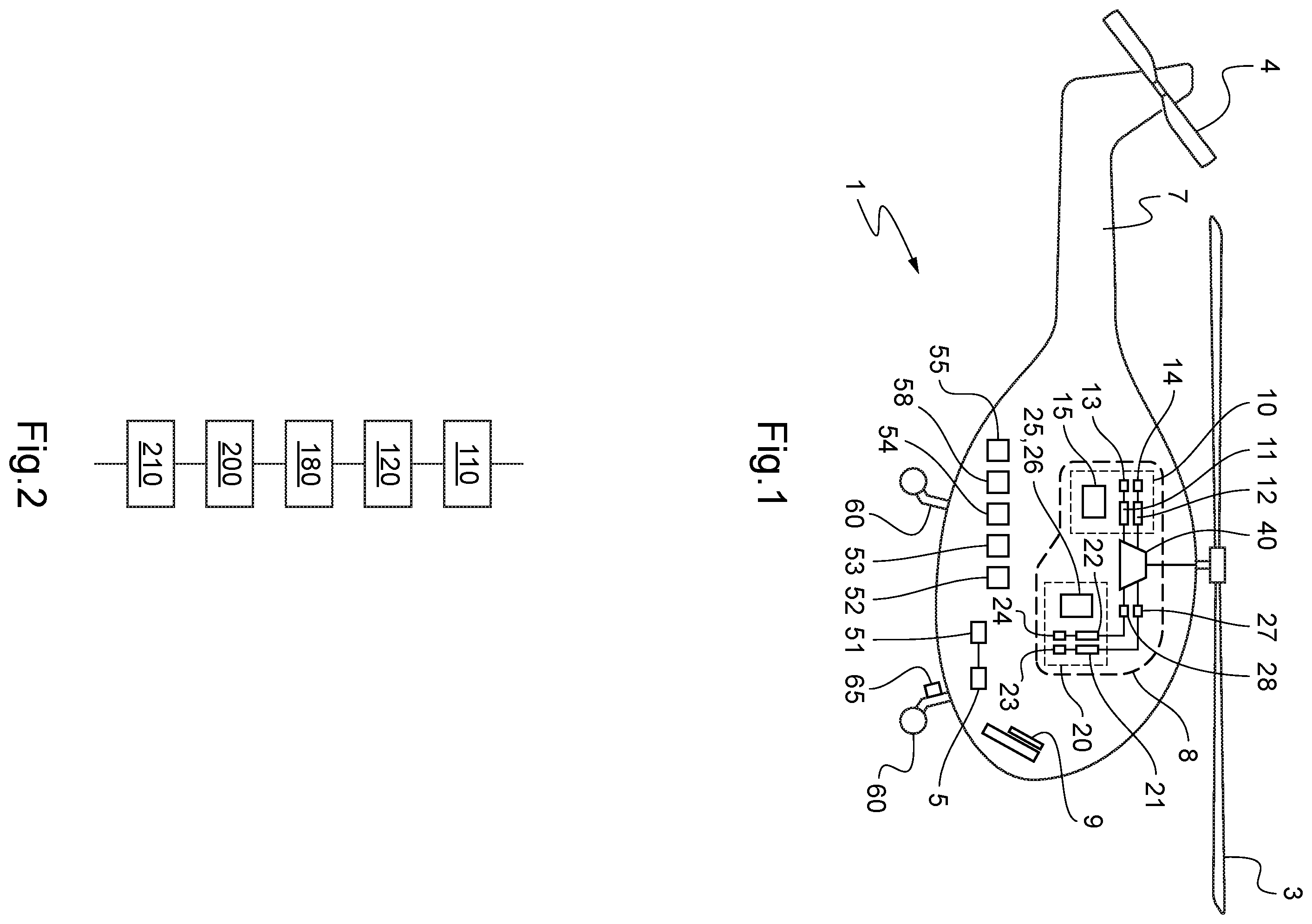 Patent US11787532 — Method for assisting the piloting of a rotorcraft at high altitudes by supplying mechanical power from an electrical power plant — Figure 1