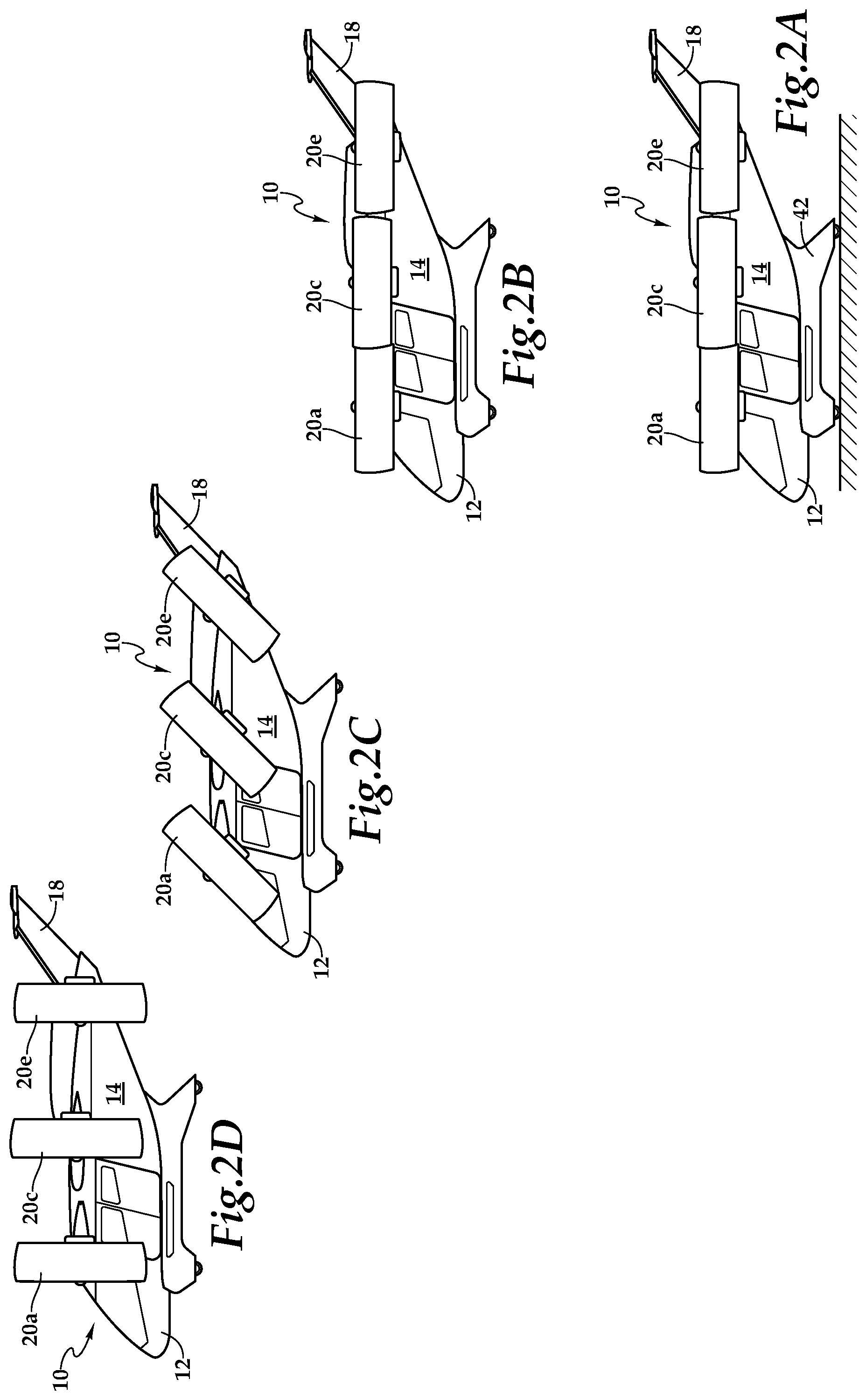 Patent US11787554 Figure 4 – Aircraft airframes having integral fuel tanks