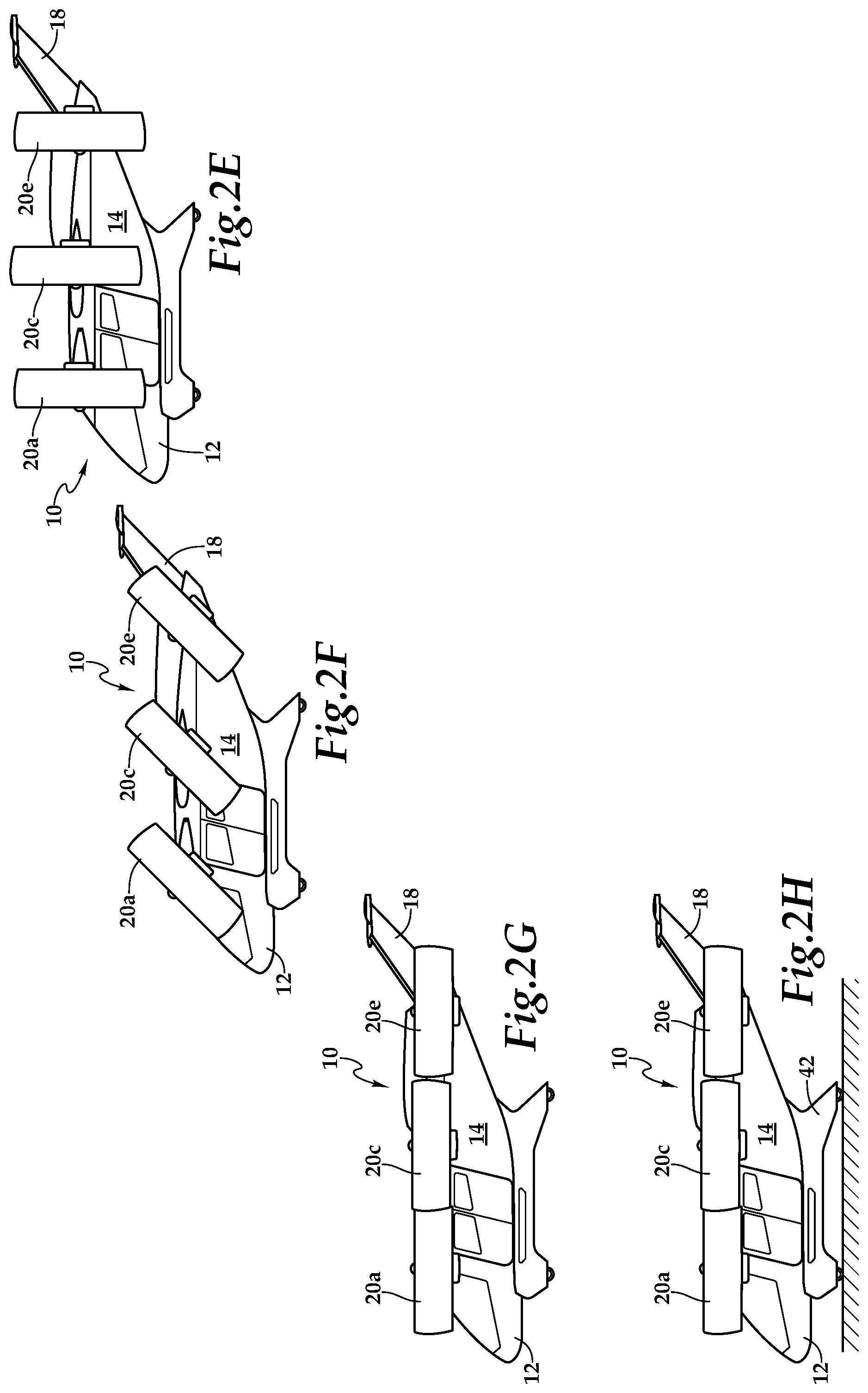 Patent US11787554 Figure 5 – Aircraft airframes having integral fuel tanks