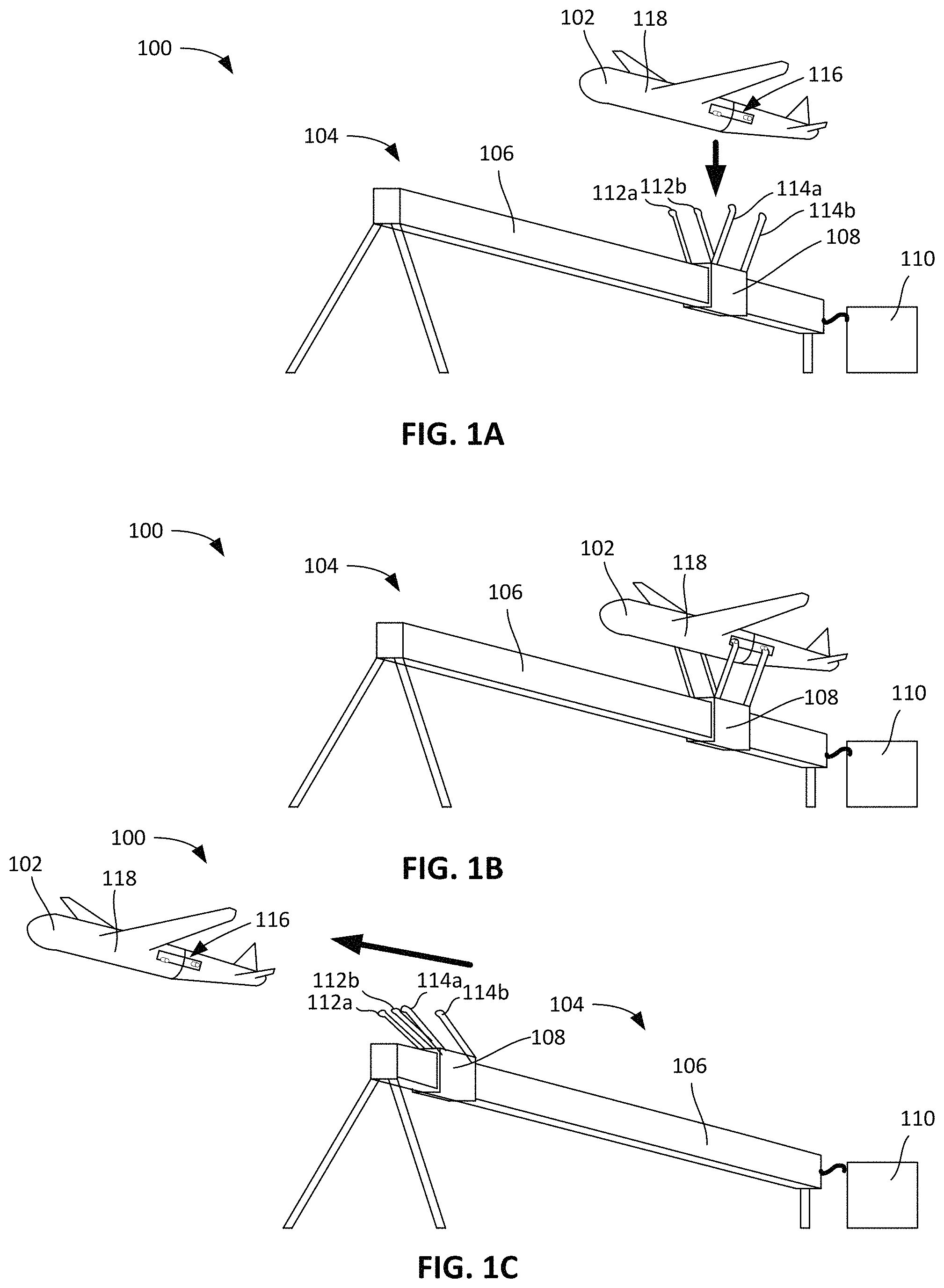 Patent US11787561 — Adapter assemblies for aircraft and launchers for deploying aircraft — Figure 1