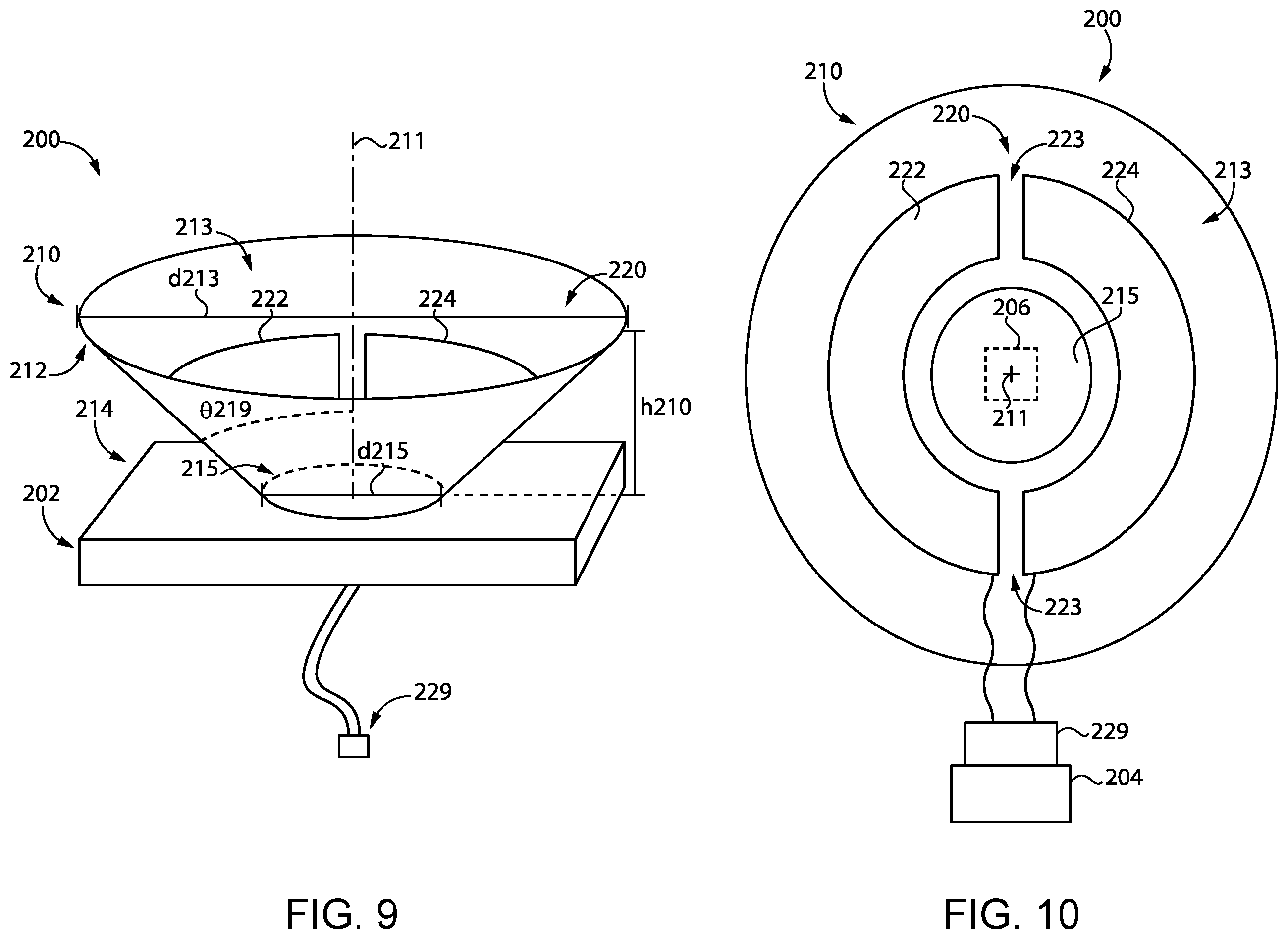 Patent US11787563 Figure 9 – Unmanned aerial vehicle including equipment mounted in recessed seat of apex support structure