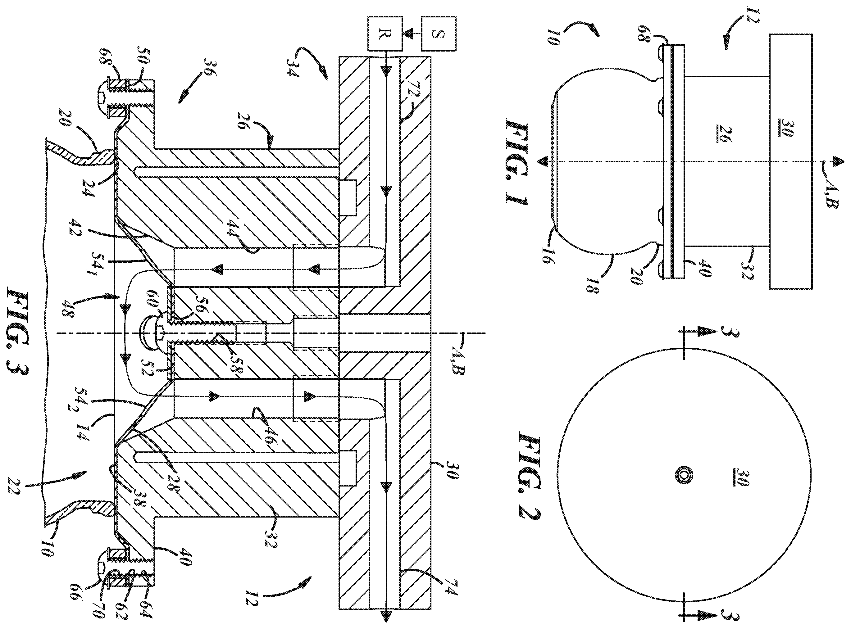 Patent US11787580 — Sealing foil liners to containers — Figure 1