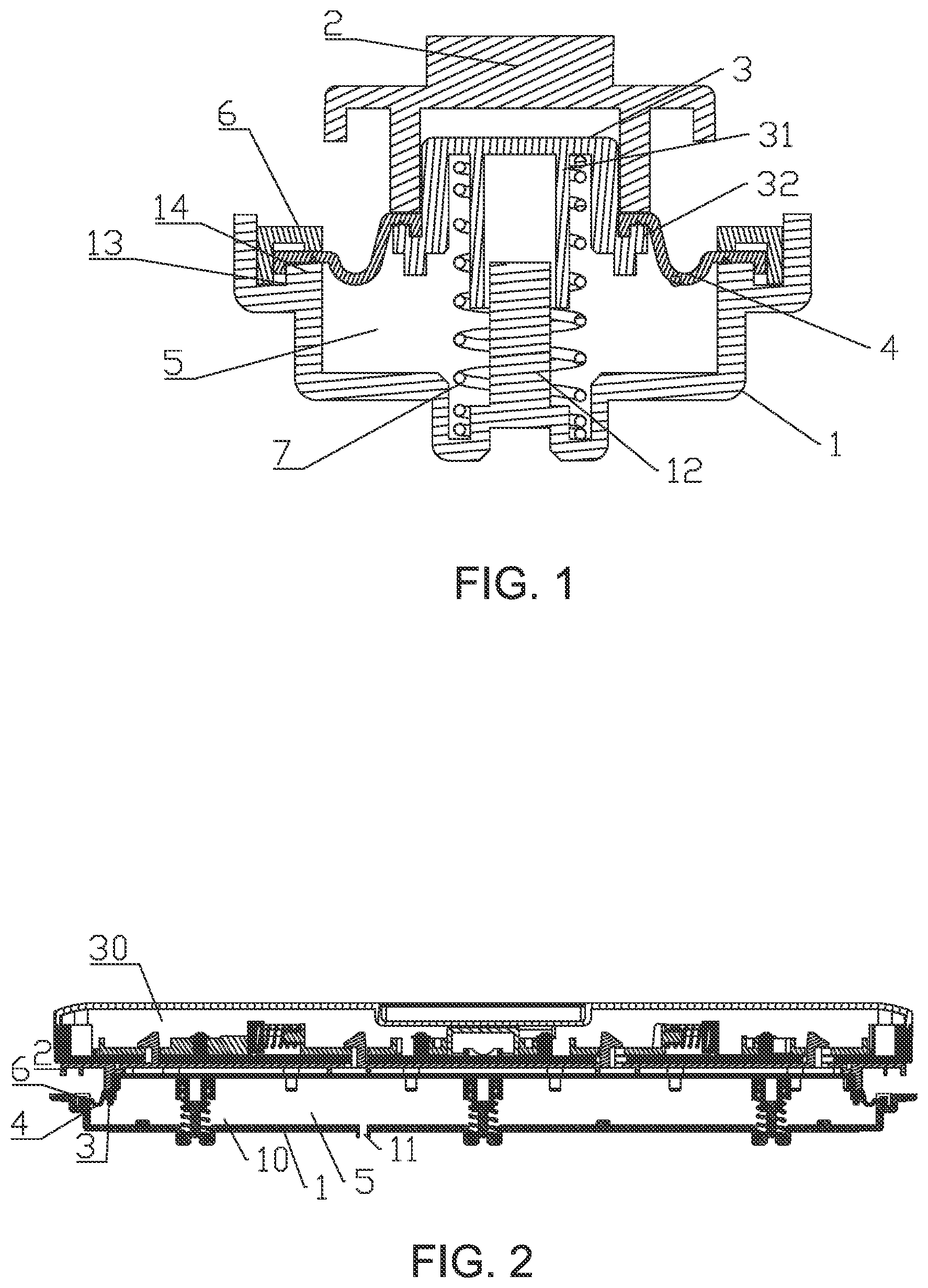 Patent US11787583 — Automatic pressing power device of vacuum packaging machine — Figure 1