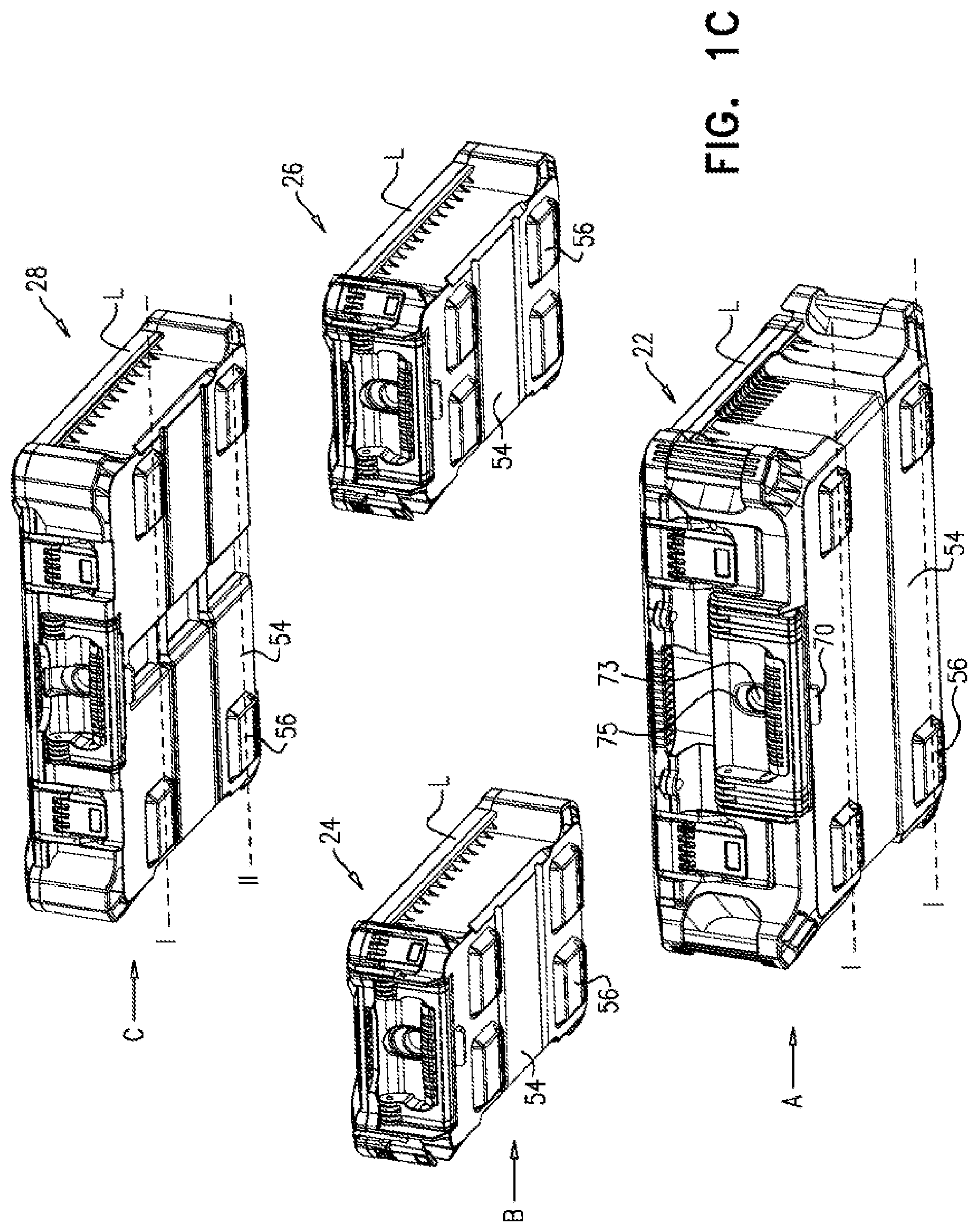 Patent US11787599 Figure 3 – Utility assembly and coupling mechanism