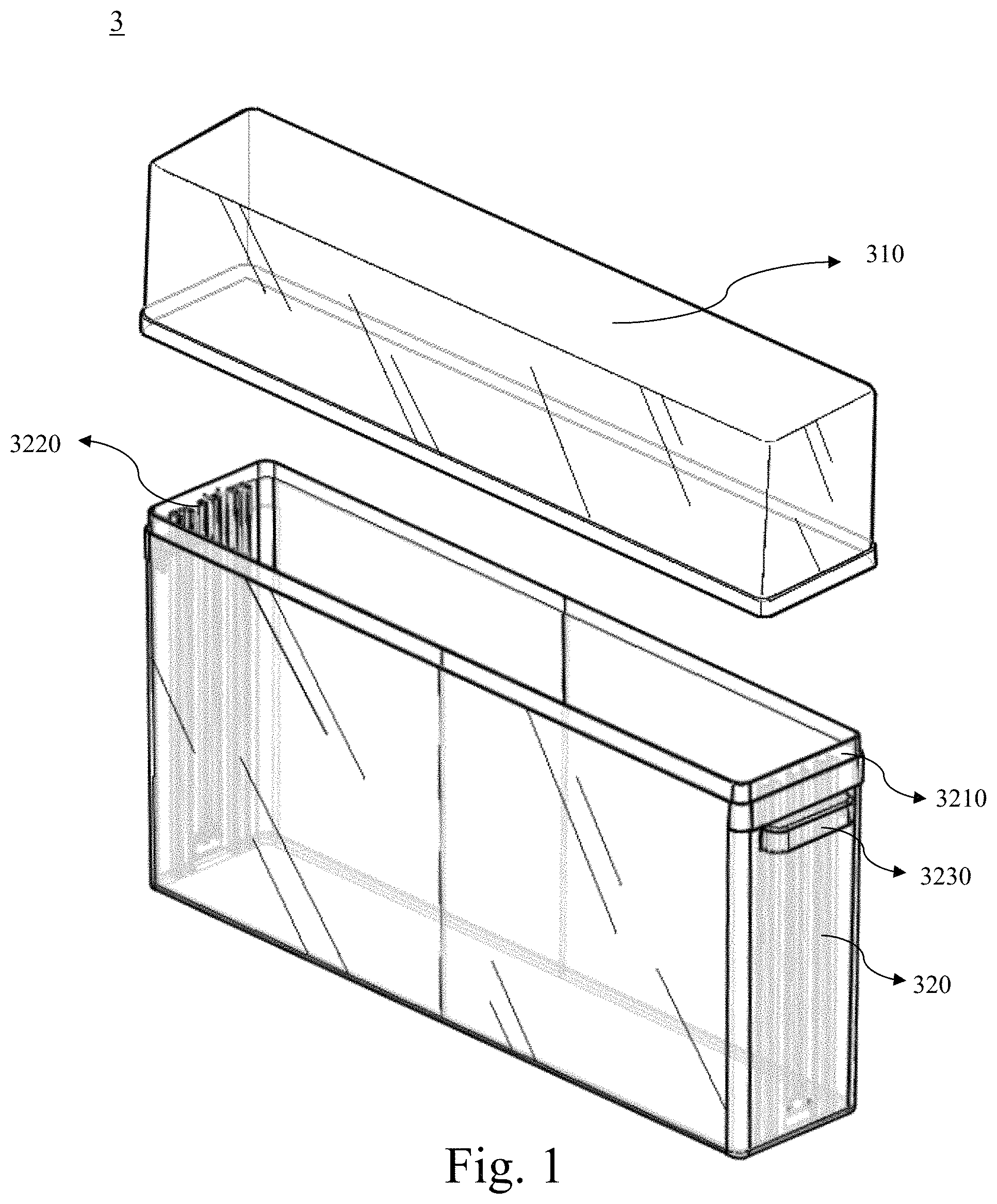 Patent US11787621 — Reticle pod and wear parts thereof — Figure 1