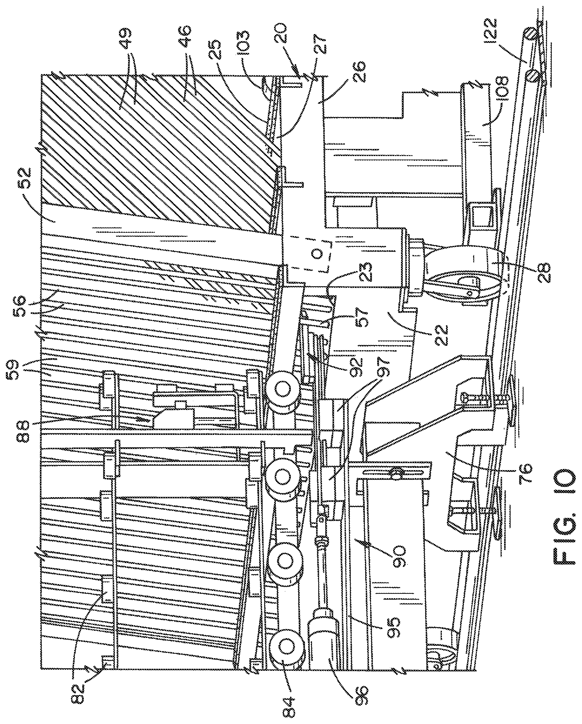 Patent US11787622 Figure 12 – Racking system and method
