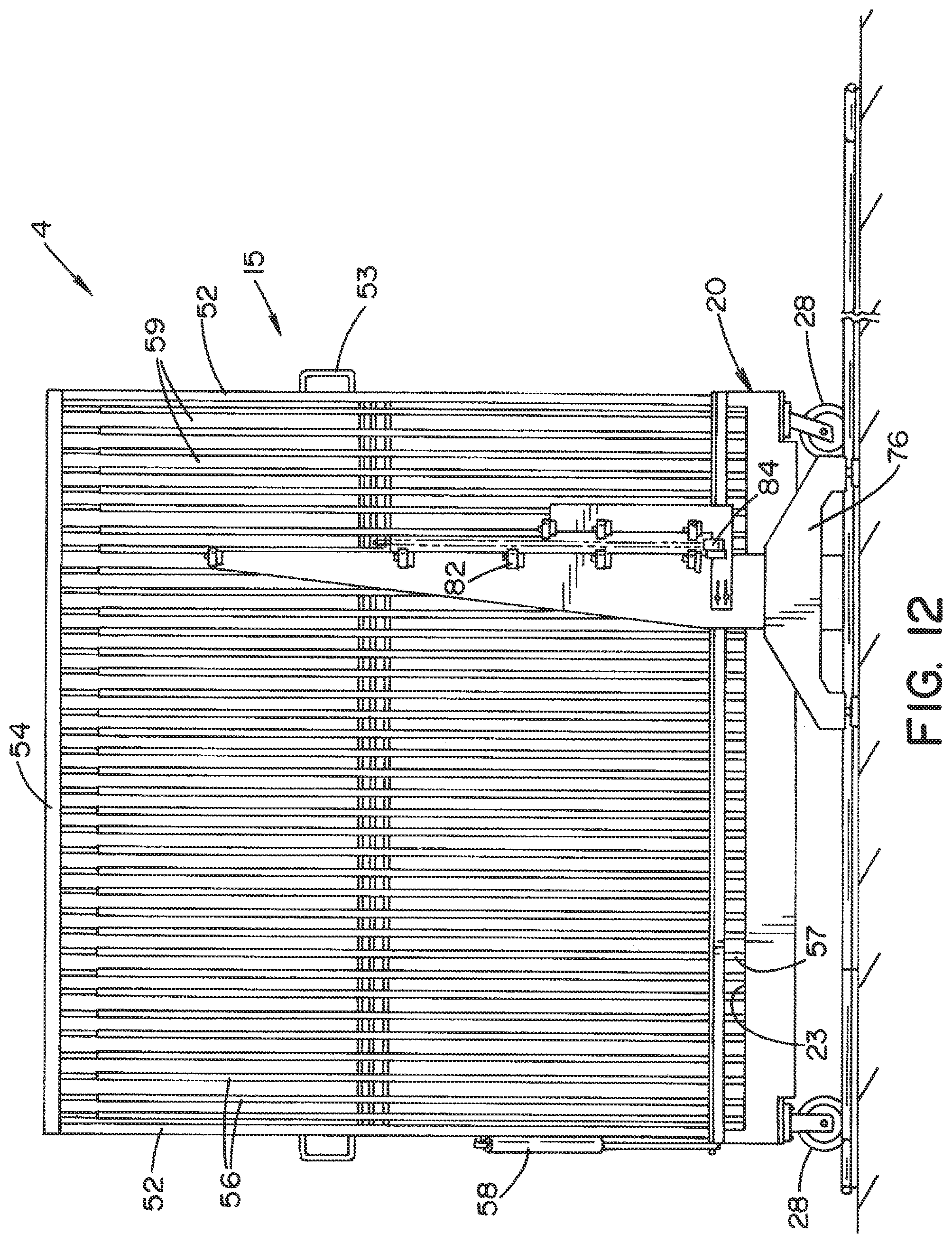 Patent US11787622 Figure 14 – Racking system and method