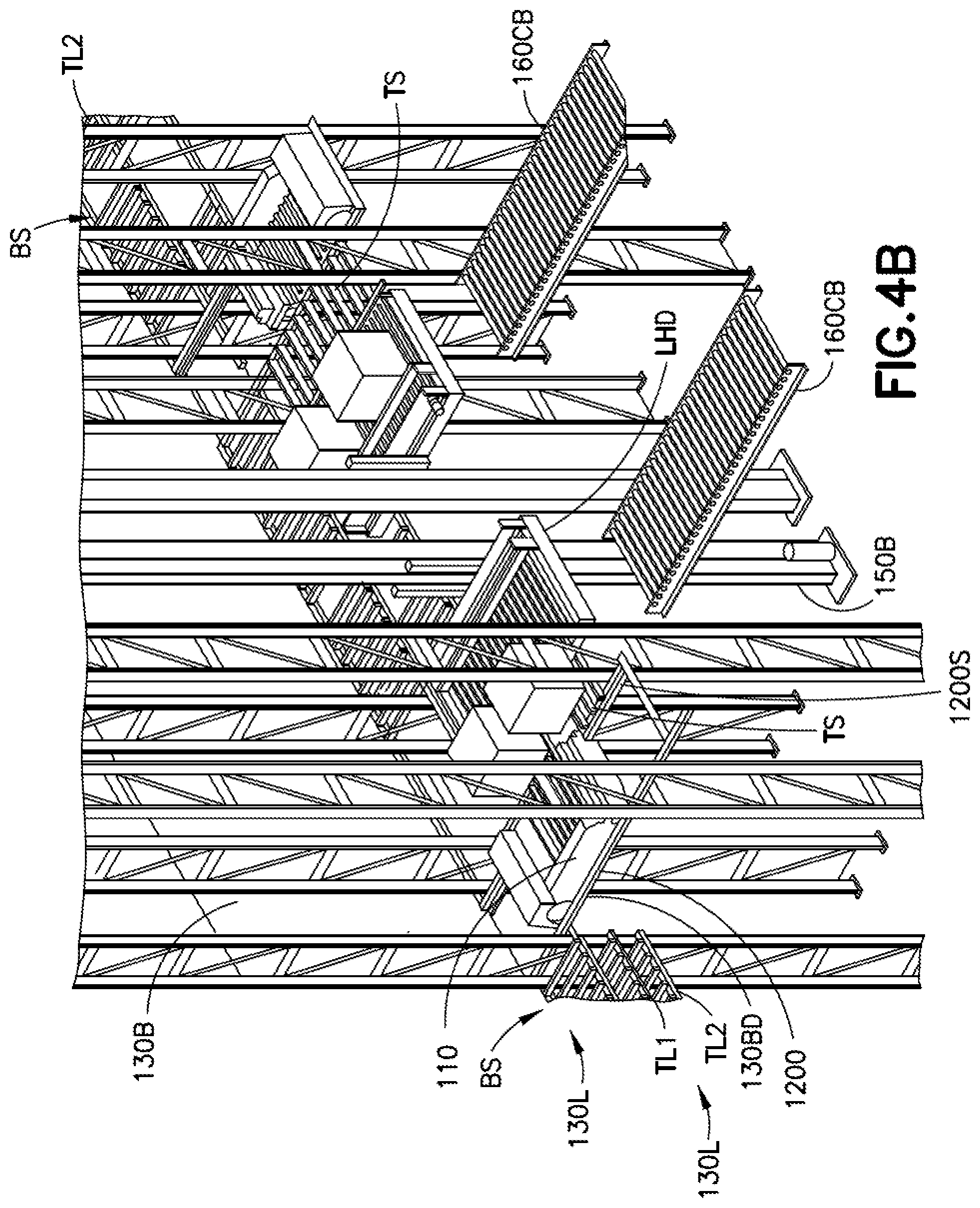 Patent US11787634 Figure 8 – Storage and retrieval system