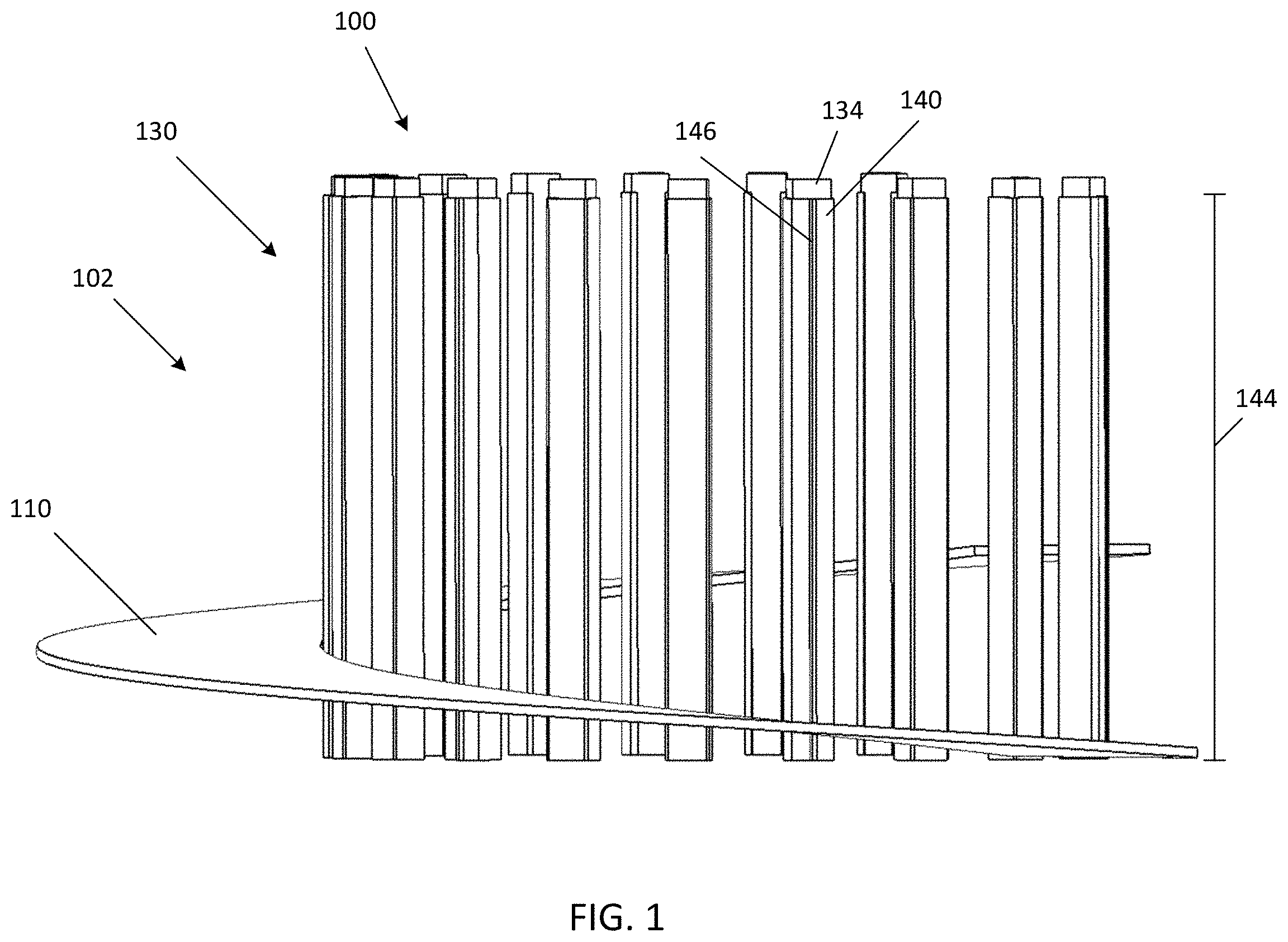 Patent US11787637 — Active direct drive spiral conveyor belt systems and methods — Figure 1