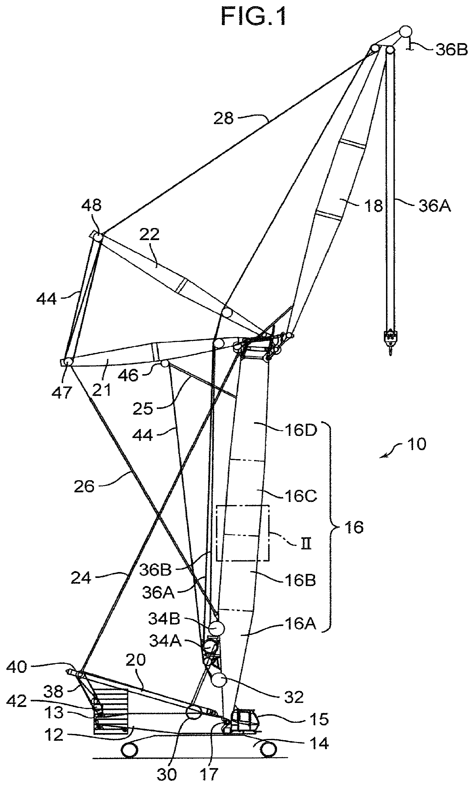 Patent US11787672 — Lattice structure, lattice structure coupling body, work machine, and connector — Figure 1