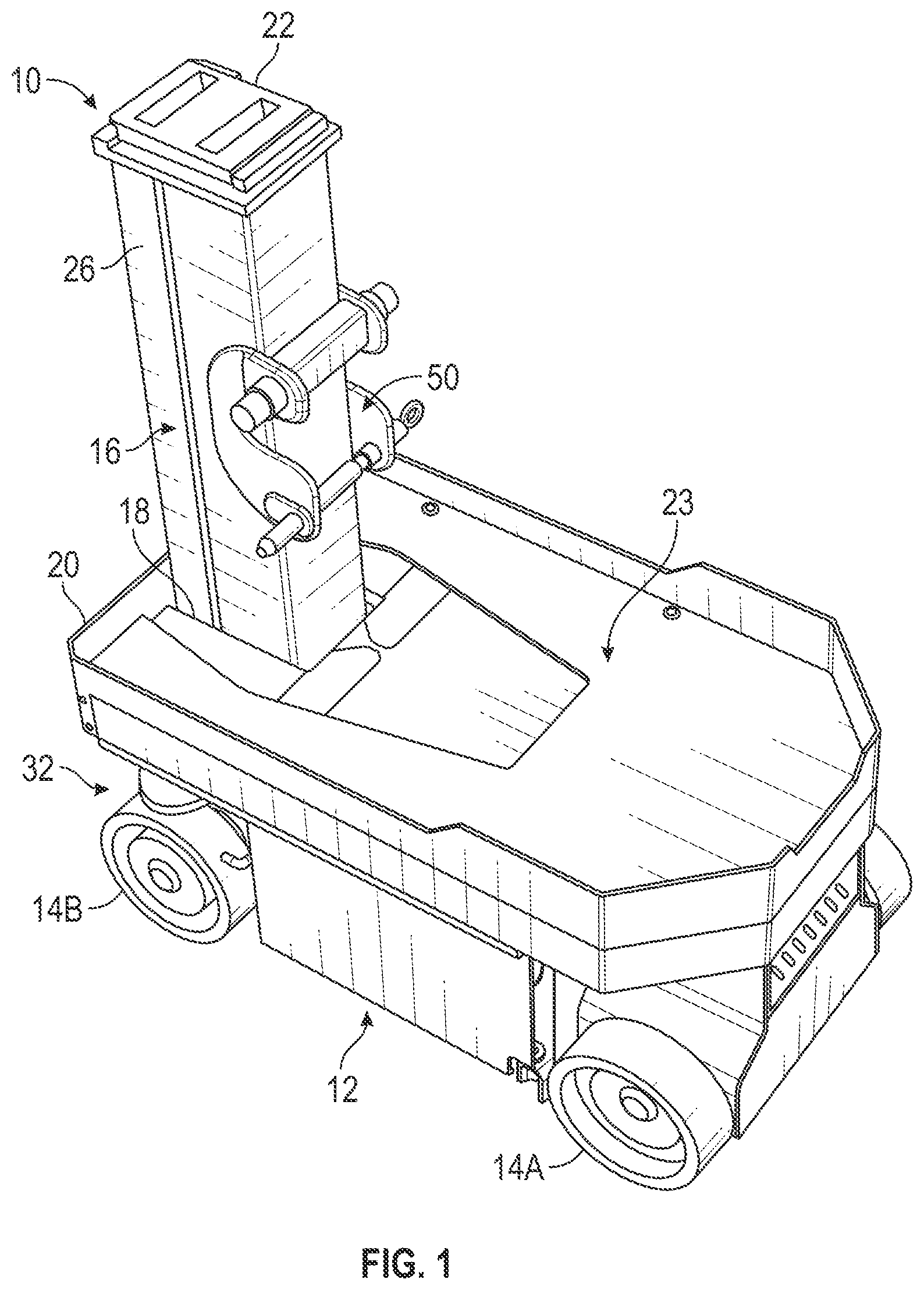 Patent US11787674 — Mobility base — Figure 1