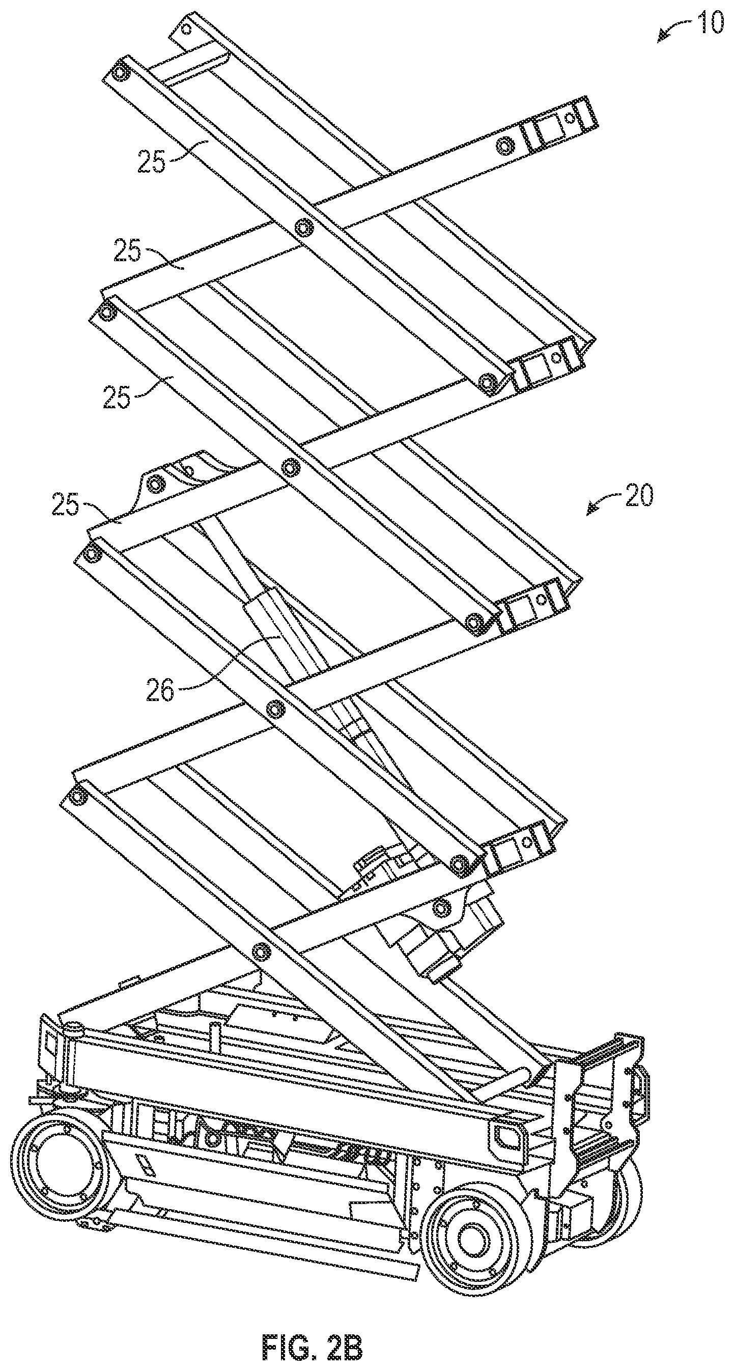 Patent US11787679 Figure 4 – Scissor lift descent control systems and methods
