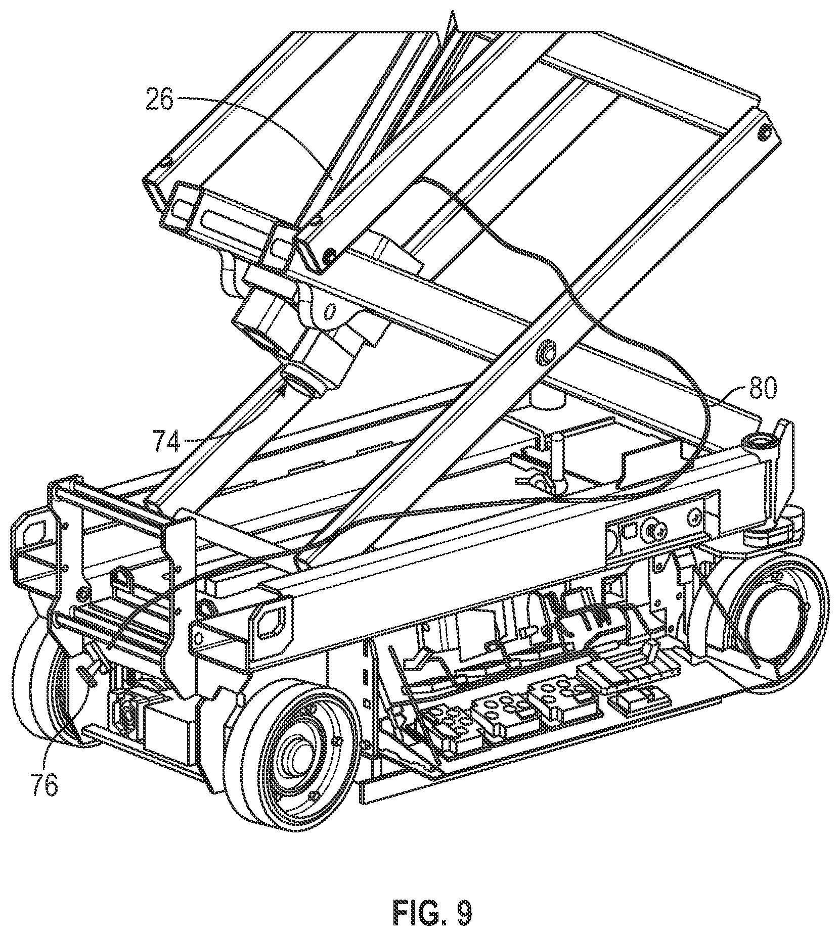 Patent US11787679 Figure 10 – Scissor lift descent control systems and methods