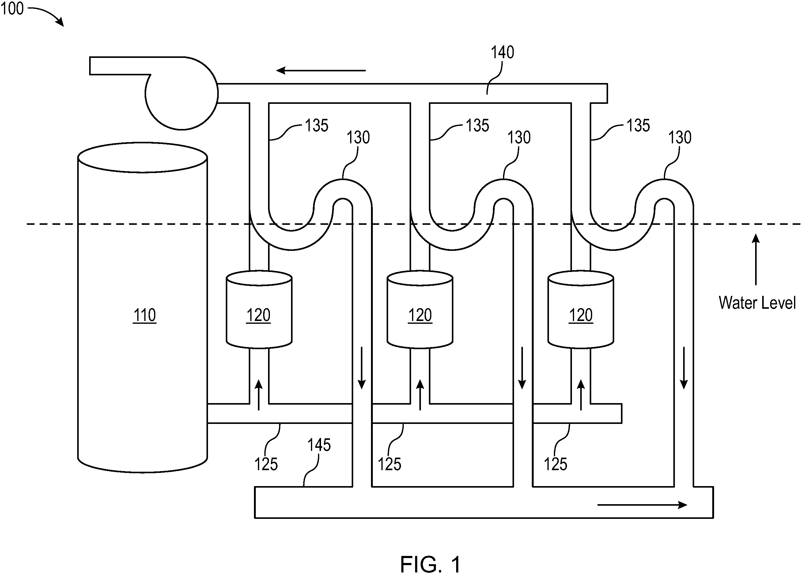 Patent US11787705 — Apparatus and methods for enhancing molecular oscillation for removing chlorine in water — Figure 1