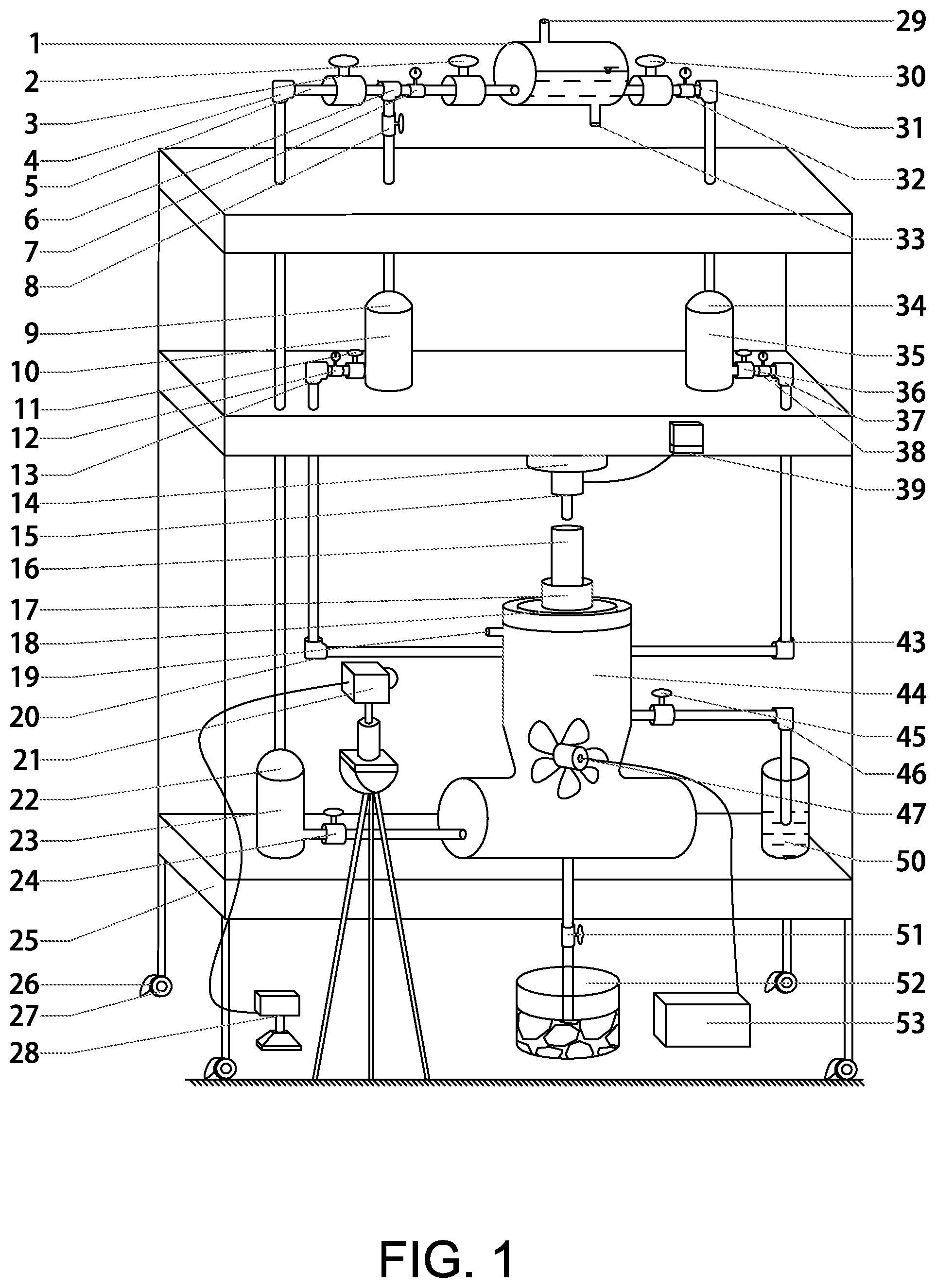 Patent US11787721 — Tailings settling-dewatering-solidifying device and experimental method thereof — Figure 1