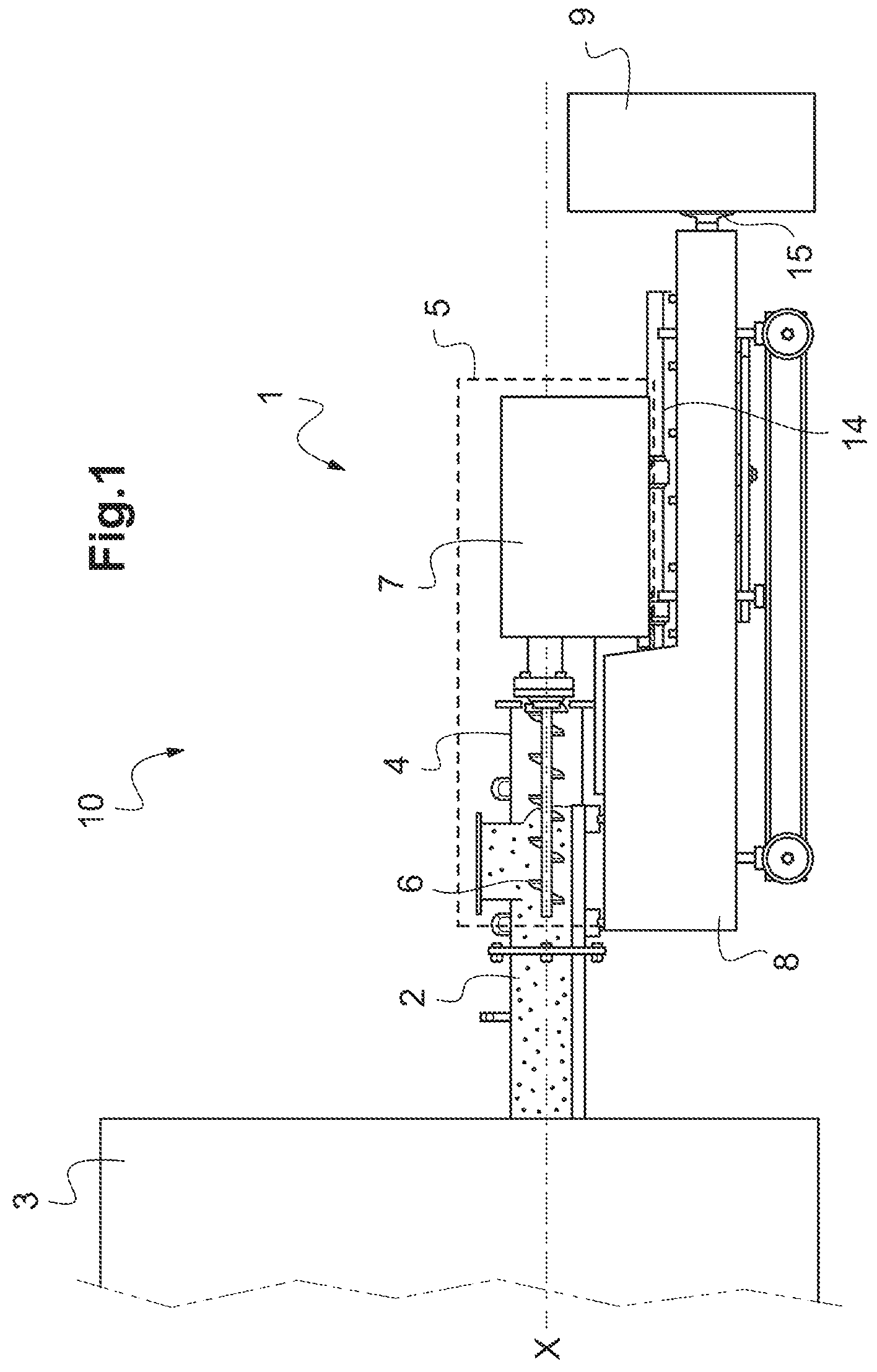 Patent US11787722 — Translatably mobile batch charger — Figure 1