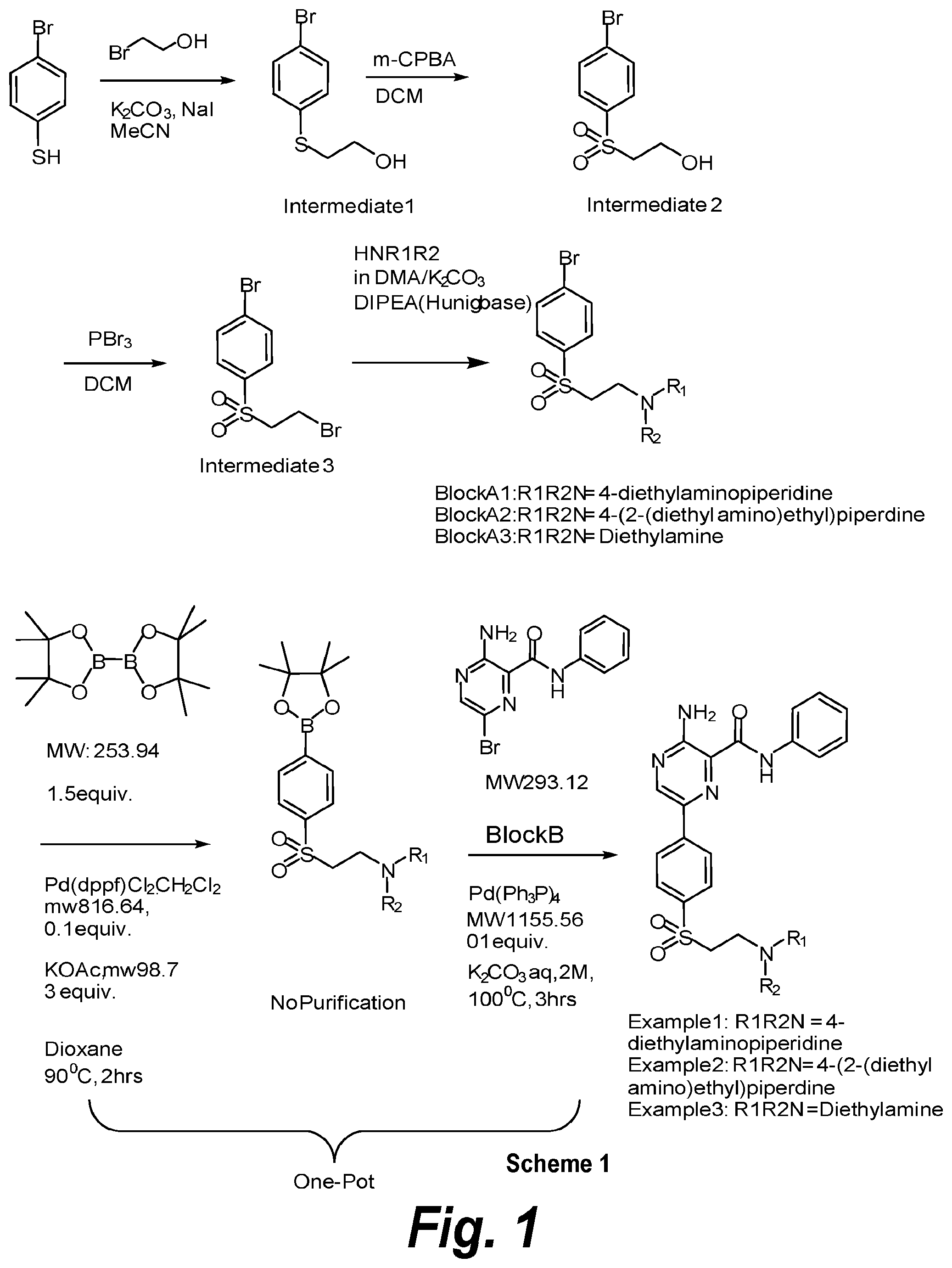Patent US11787781 — Inhibiting ataxia telangiectasia and RAD3-related protein (ATR) — Figure 1