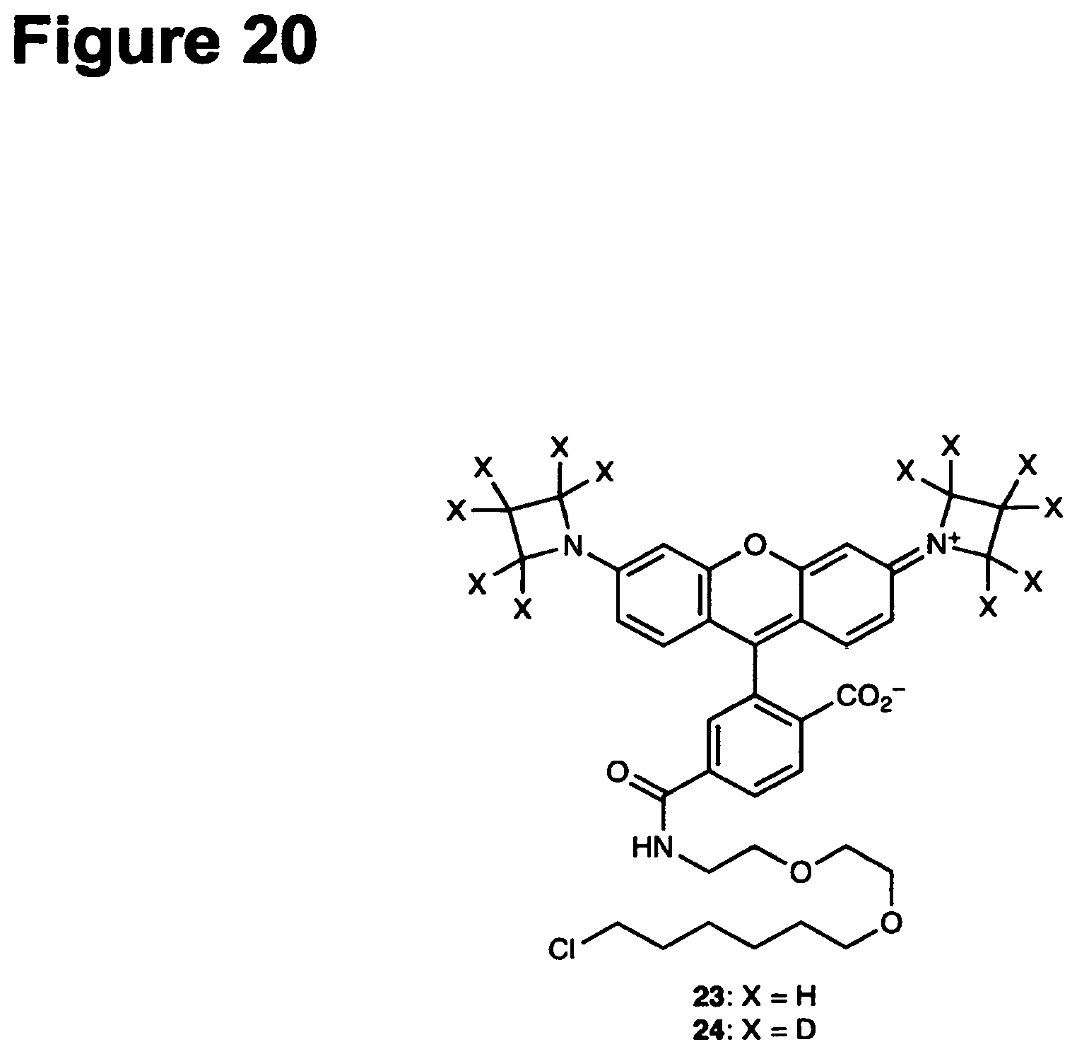 Patent US11787946 Figure 20 – Deuterated fluorophores