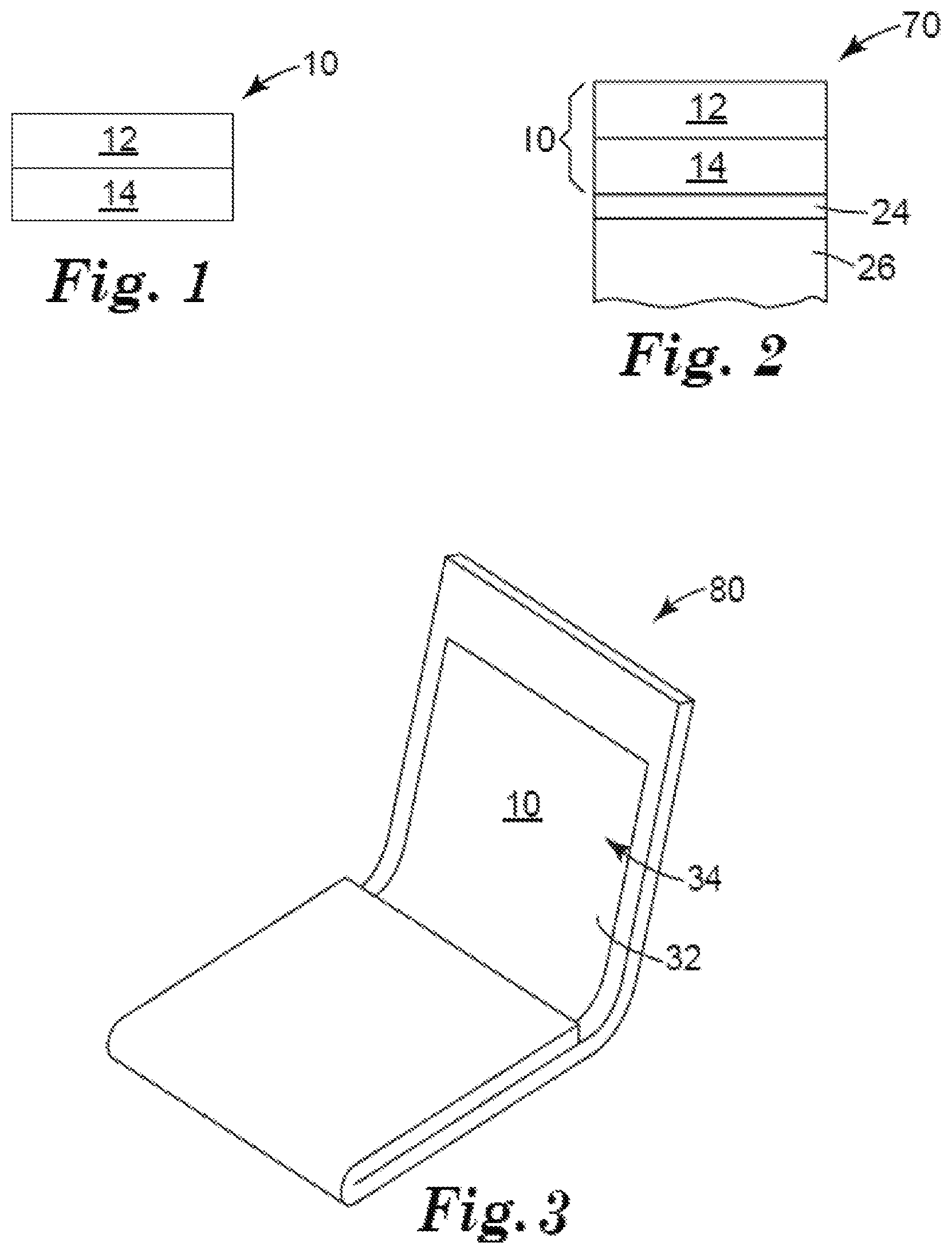 Patent US11787970 — Flexible hardcoat — Figure 1