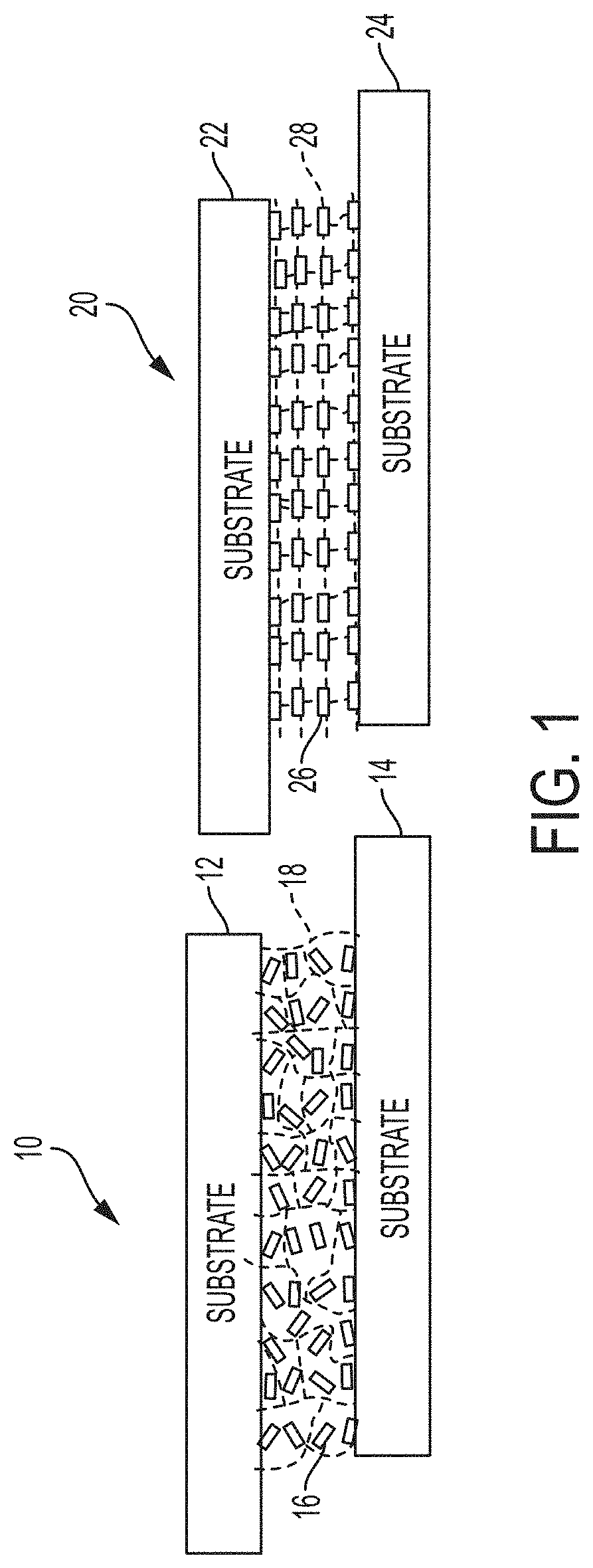 Patent US11787987 — Adhesive with substrate compatibilizing particles — Figure 1