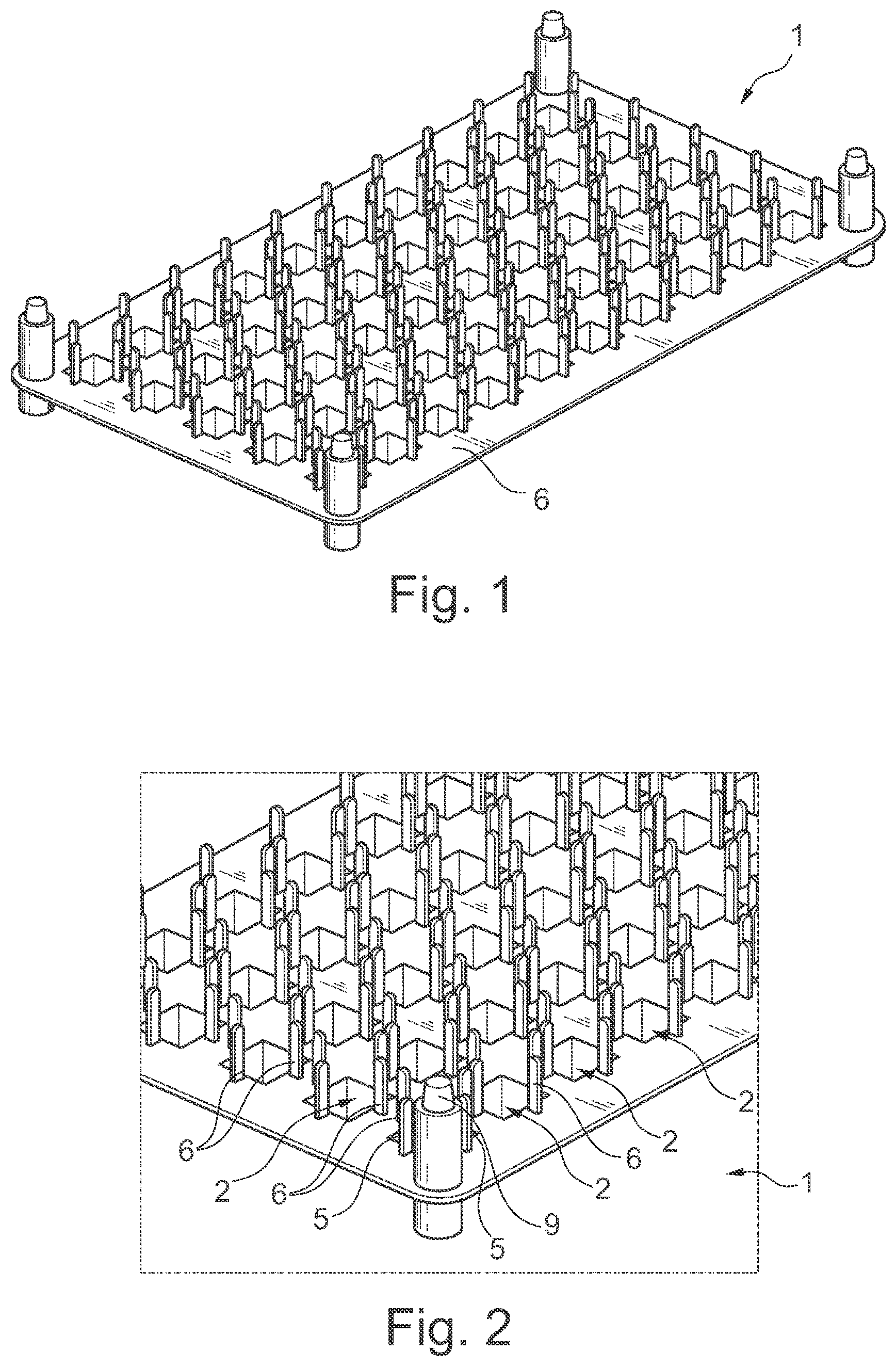 Patent US11793122 — Plant pallet — Figure 1
