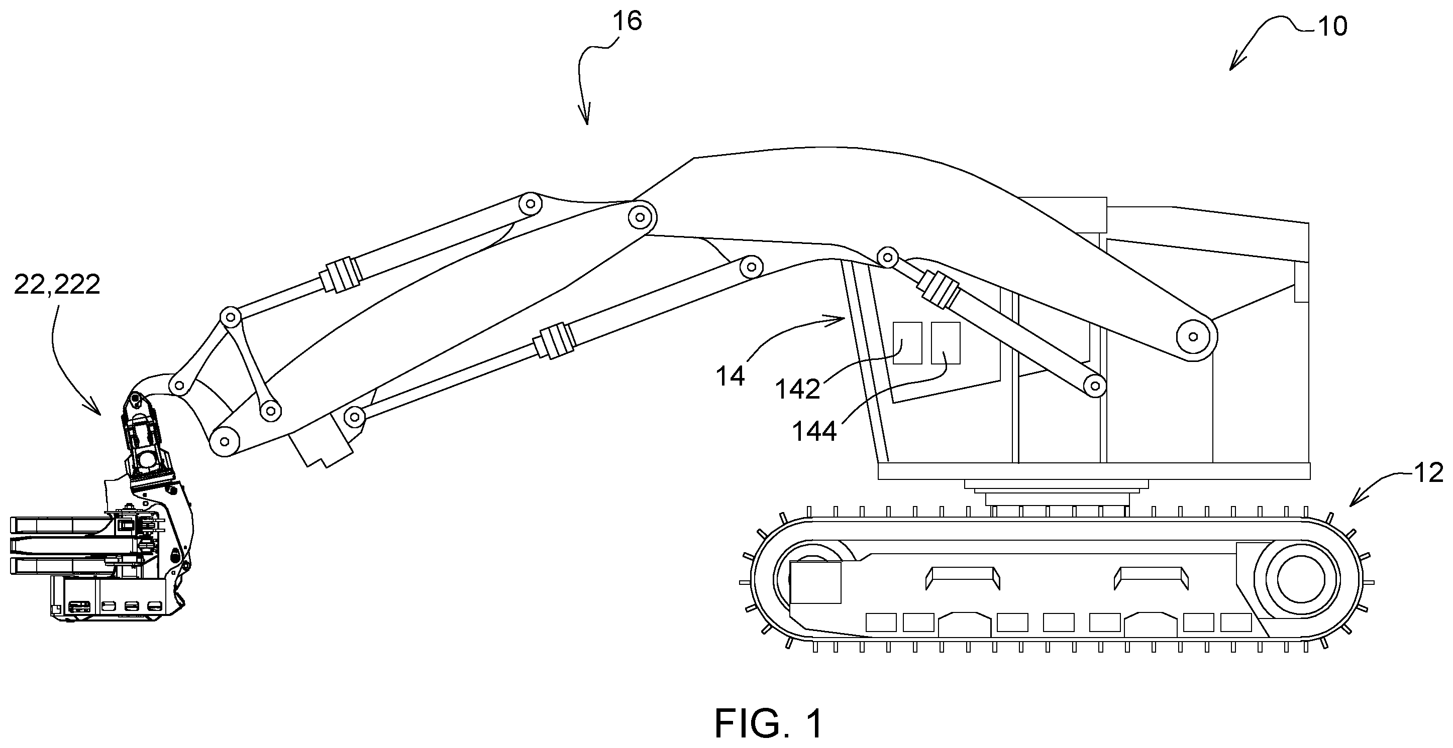 Patent US11793125 — Tree processing system — Figure 1