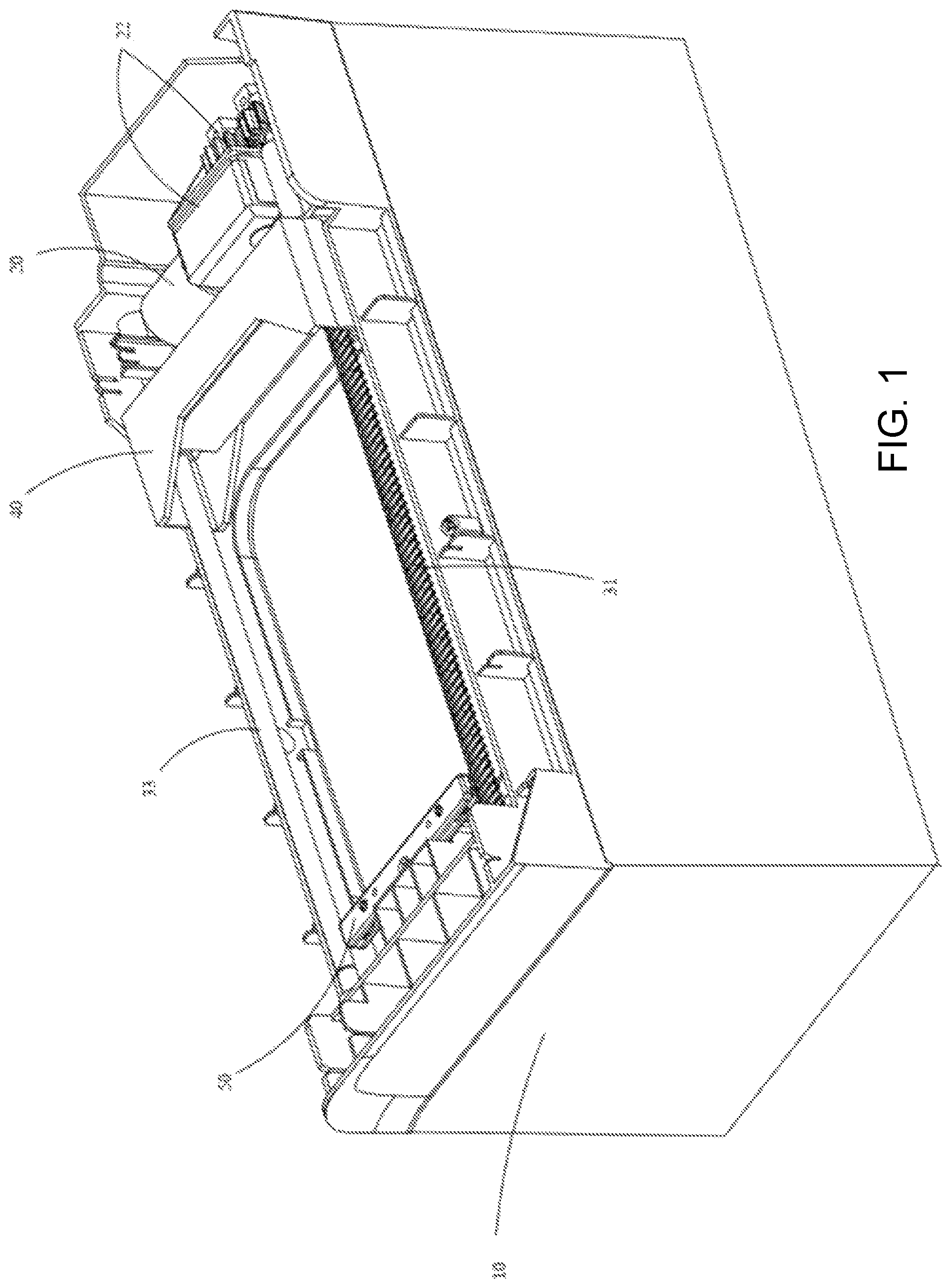 Patent US11793154 Figure 1 – Automatic trash bag sealing device in an automatic cat litter box and automatic cat litter box