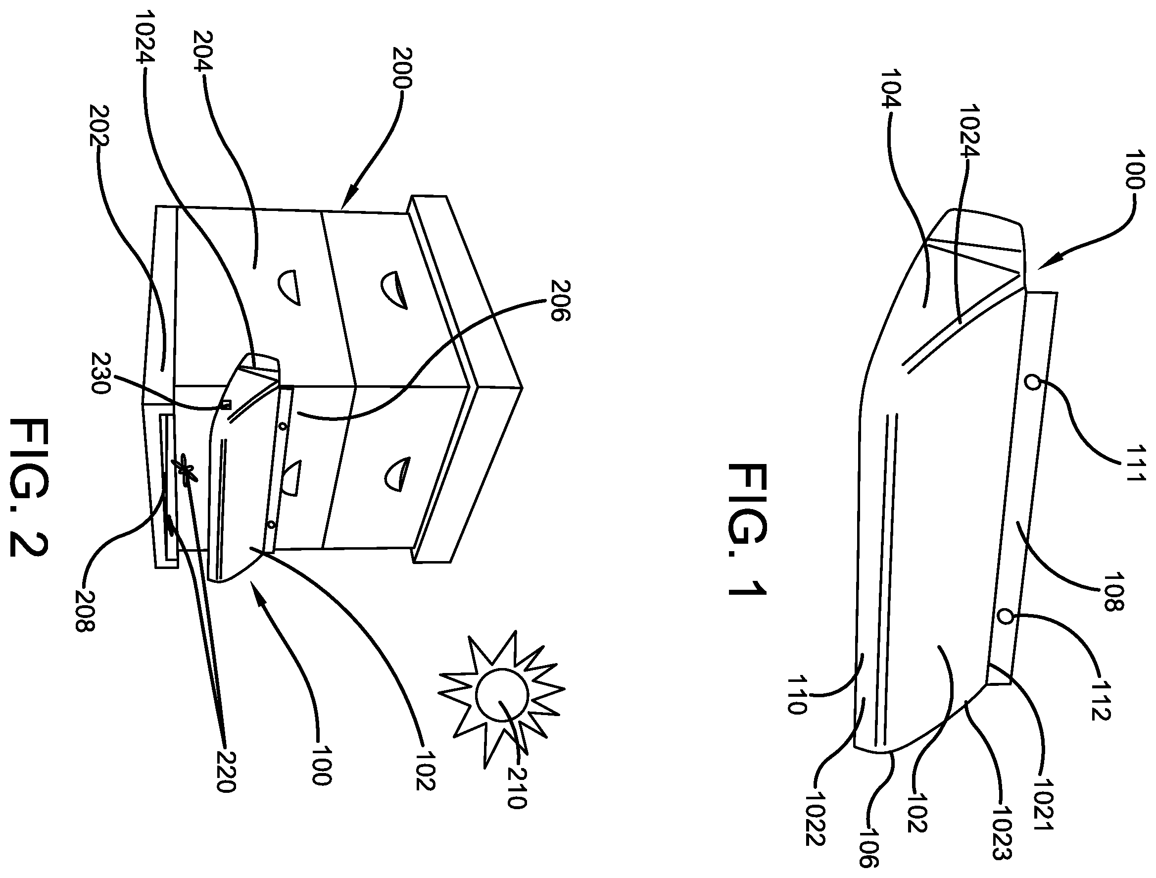 Patent US11793173 — Apiary awning — Figure 1