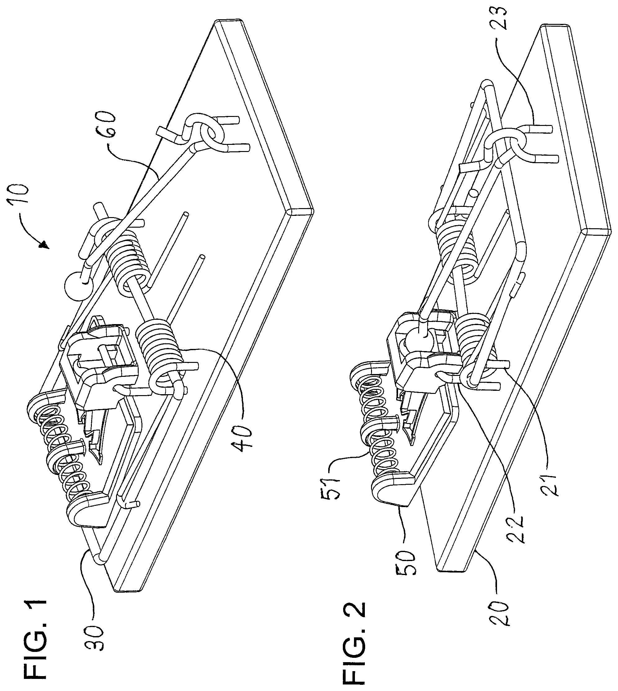 Patent US11793189 — Mouse trap — Figure 1