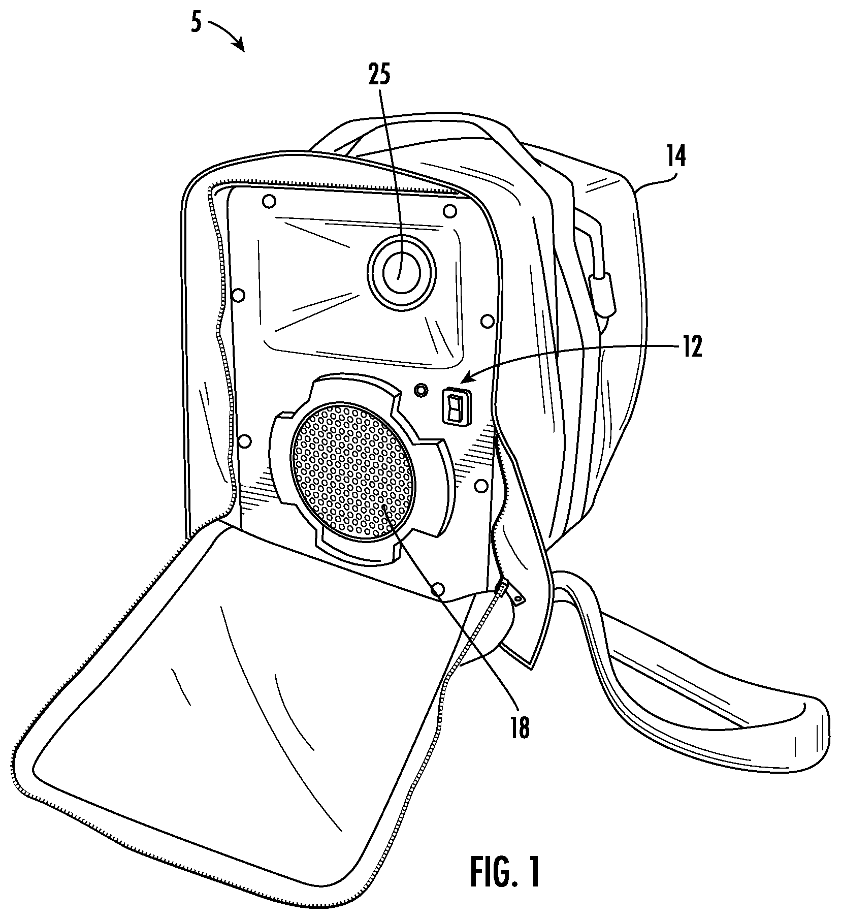 Patent US11793191 — Game call apparatus for attracting animals to an area — Figure 1
