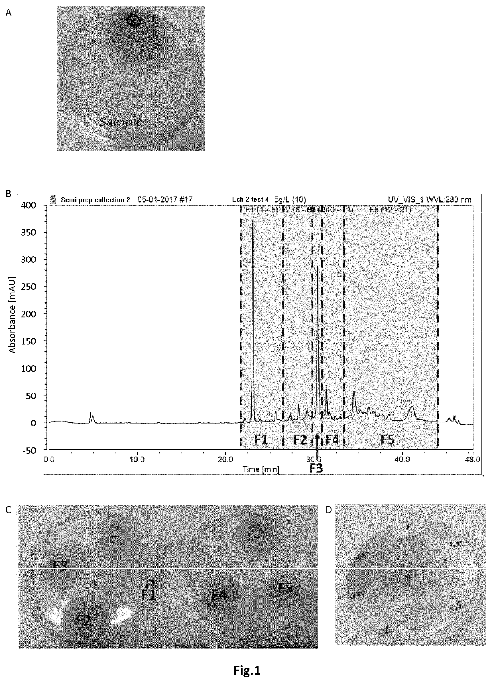 Patent US11793197 — Use of an amphidinol for its fungicidal and/or bactericidal activity on fungi, oomycetes and/or pathogenic bacteria of plants and crop seeds — Figure 1