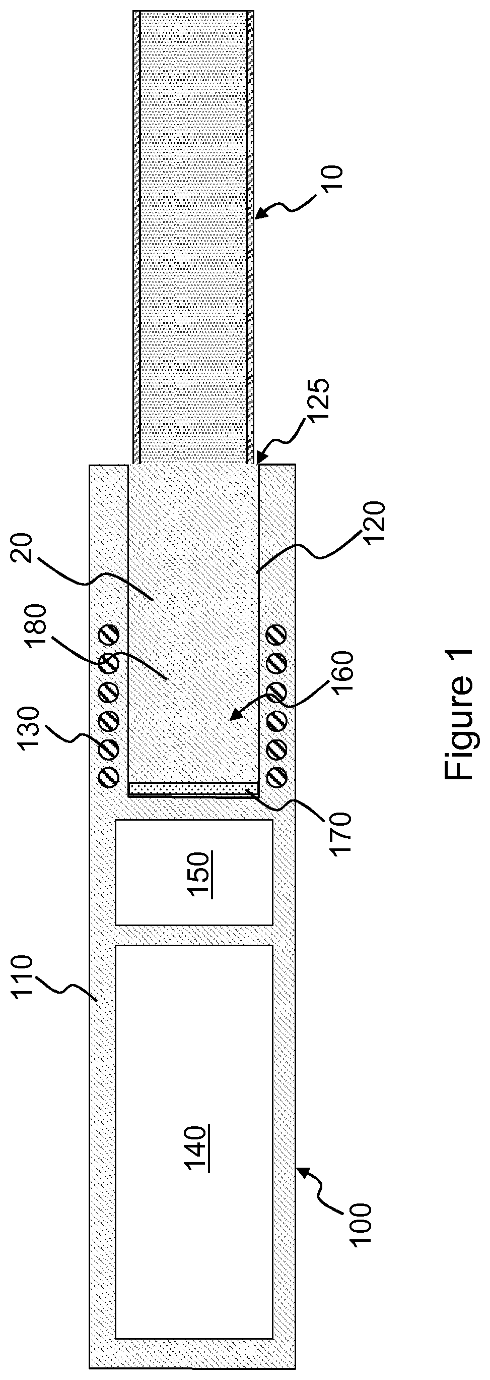 Patent US11793239 — Aerosol generating system with multiple susceptors — Figure 1