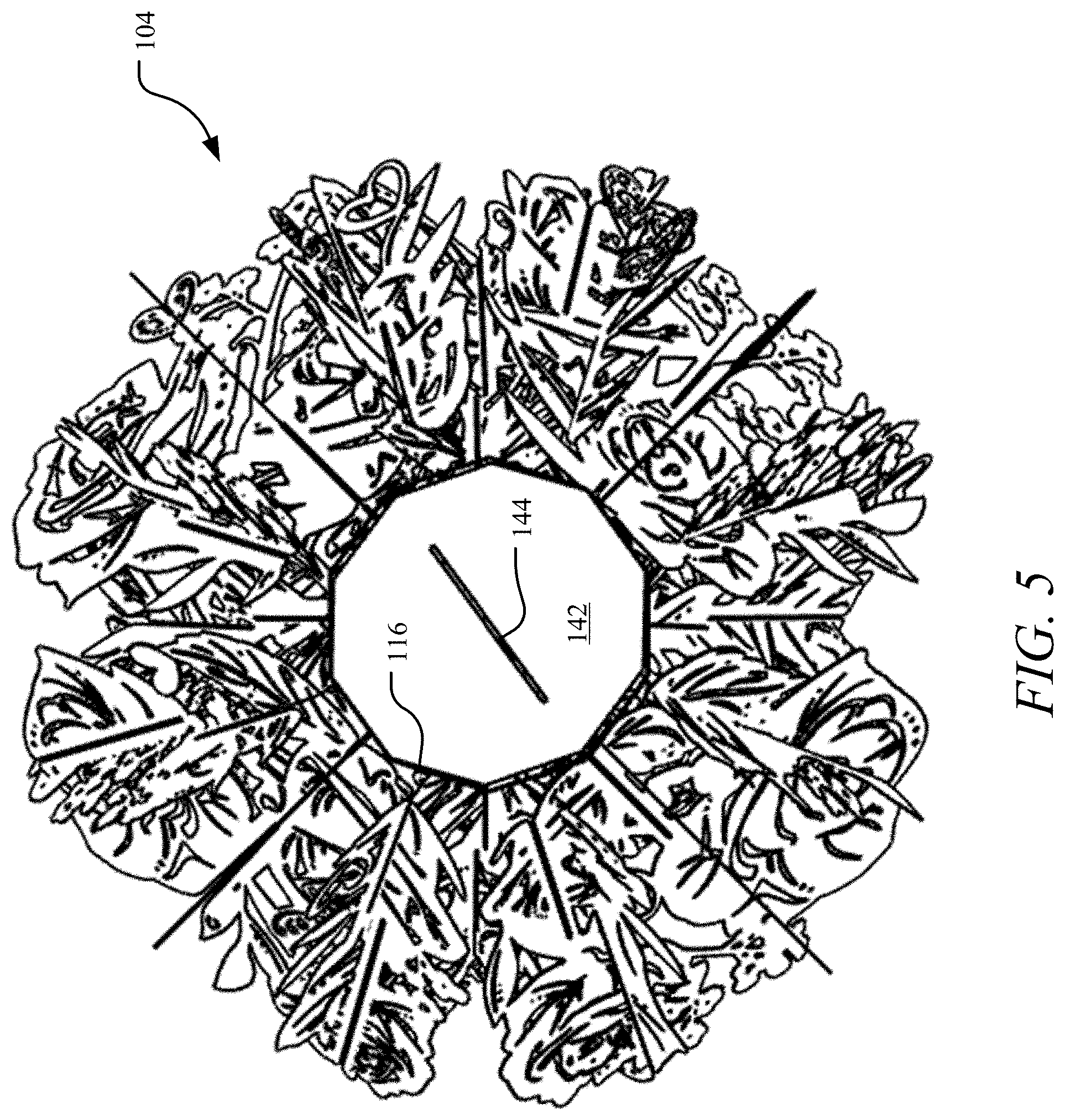 Patent US11793255 Figure 5 – Imitation flower bouquet system
