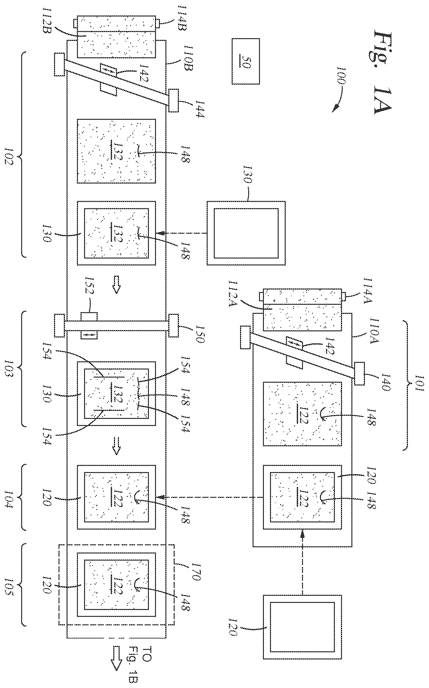 Patent US11793258 — Using a frame to assemble a fabric article — Figure 1