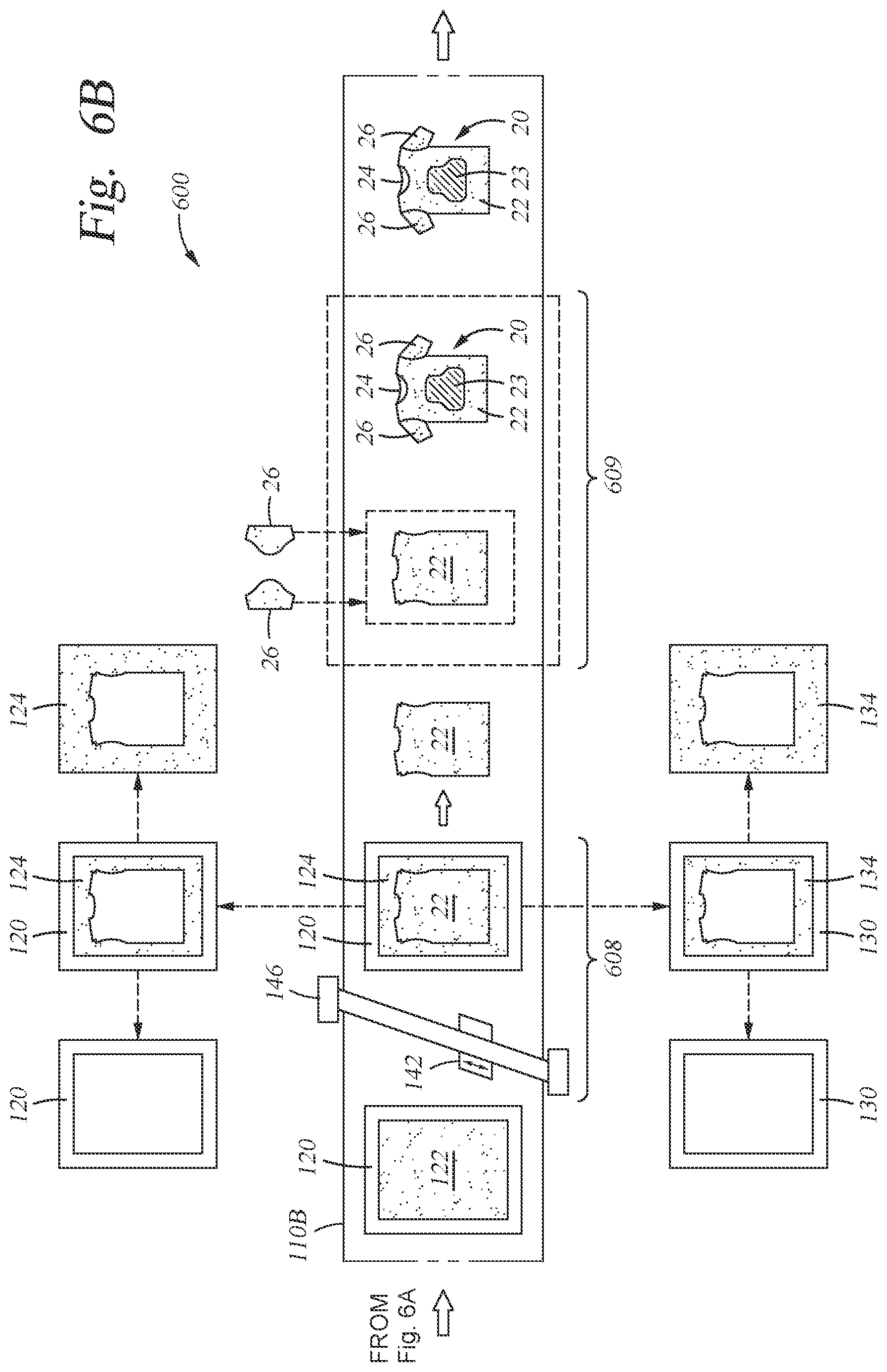 Patent US11793258 Figure 15 – Using a frame to assemble a fabric article